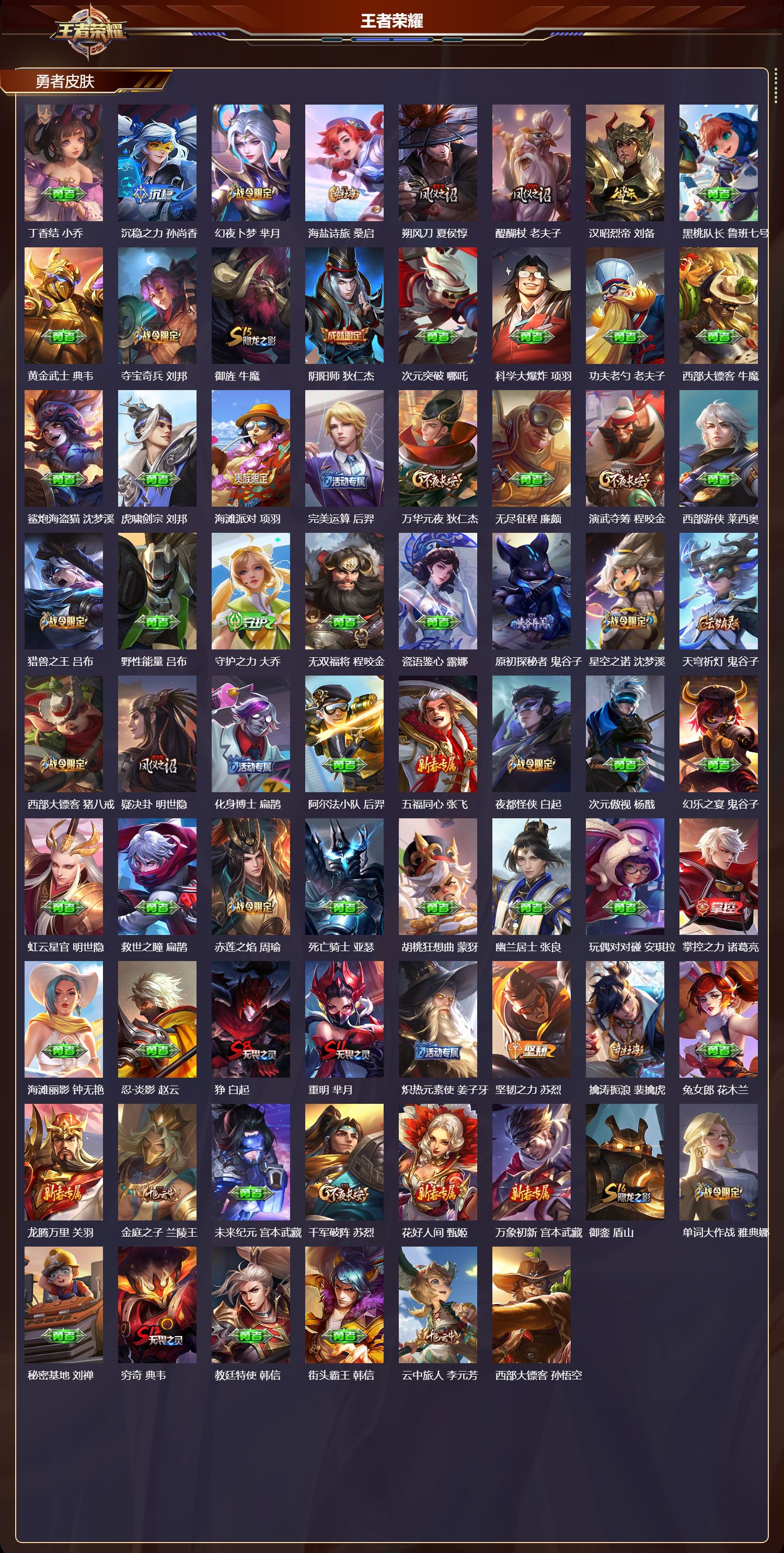 WZQM3479183王者荣耀账号详情图5