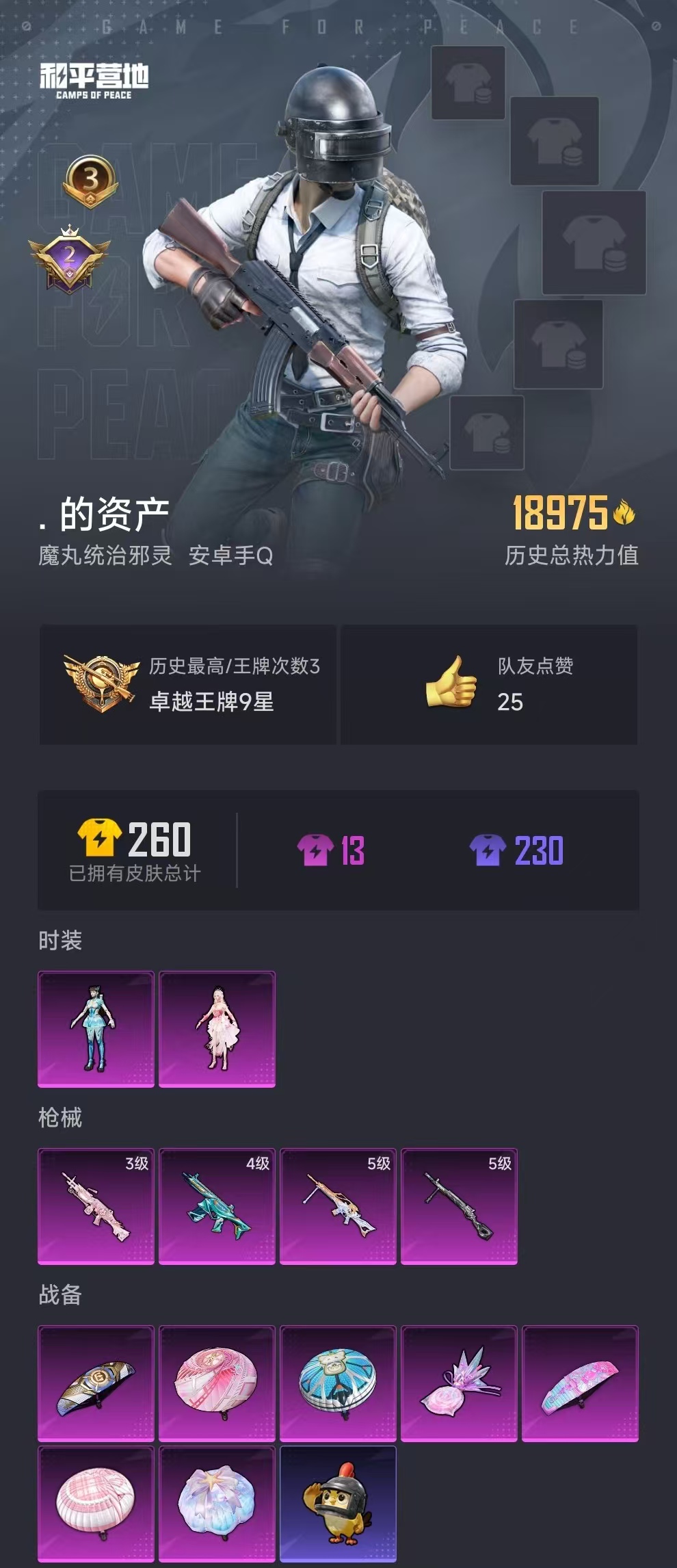 HPZM45572和平精英账号详情图2 HPZM45572和平精英账号详情图2