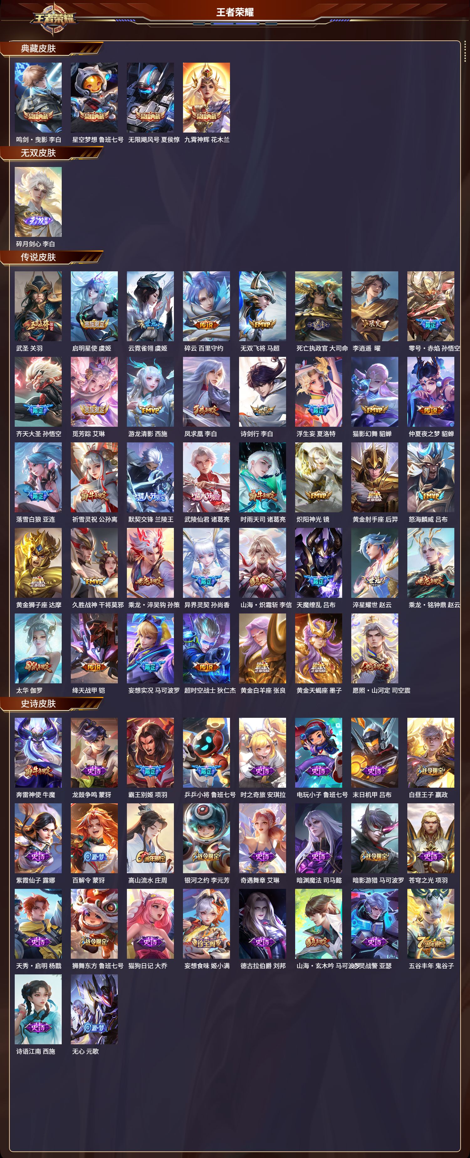 WZCMW416121王者荣耀账号详情图6