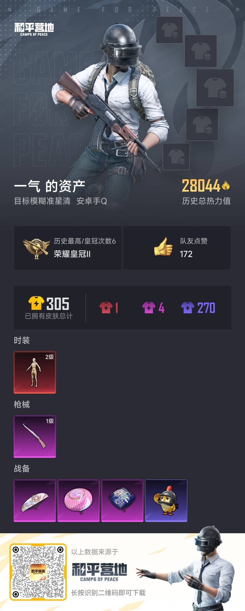 HPSJ3452694和平精英账号详情图4 HPSJ3452694和平精英账号详情图4