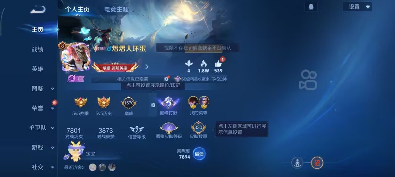 WZCMW416160王者荣耀账号详情图2