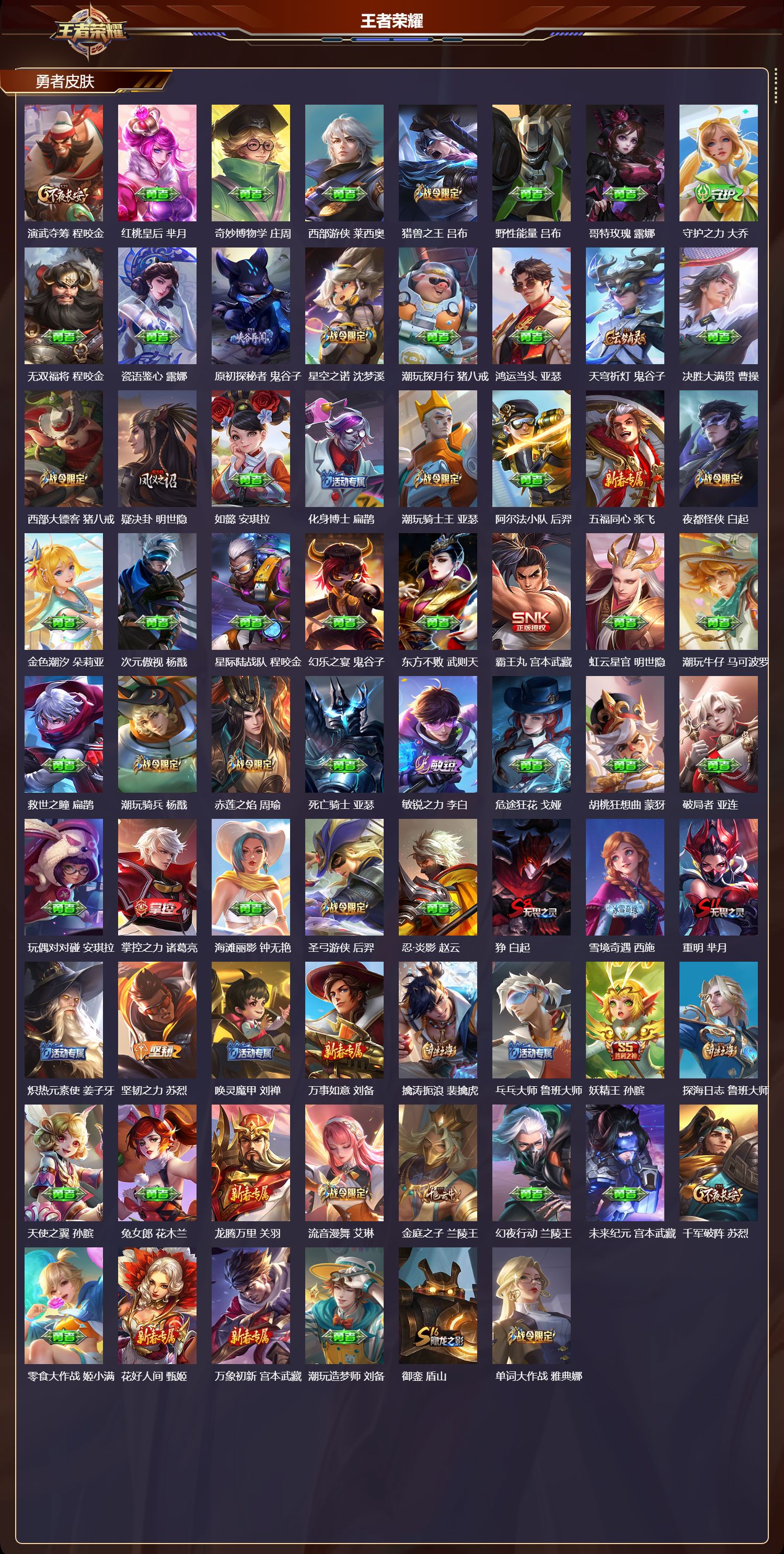 WZQM3479168王者荣耀账号详情图6