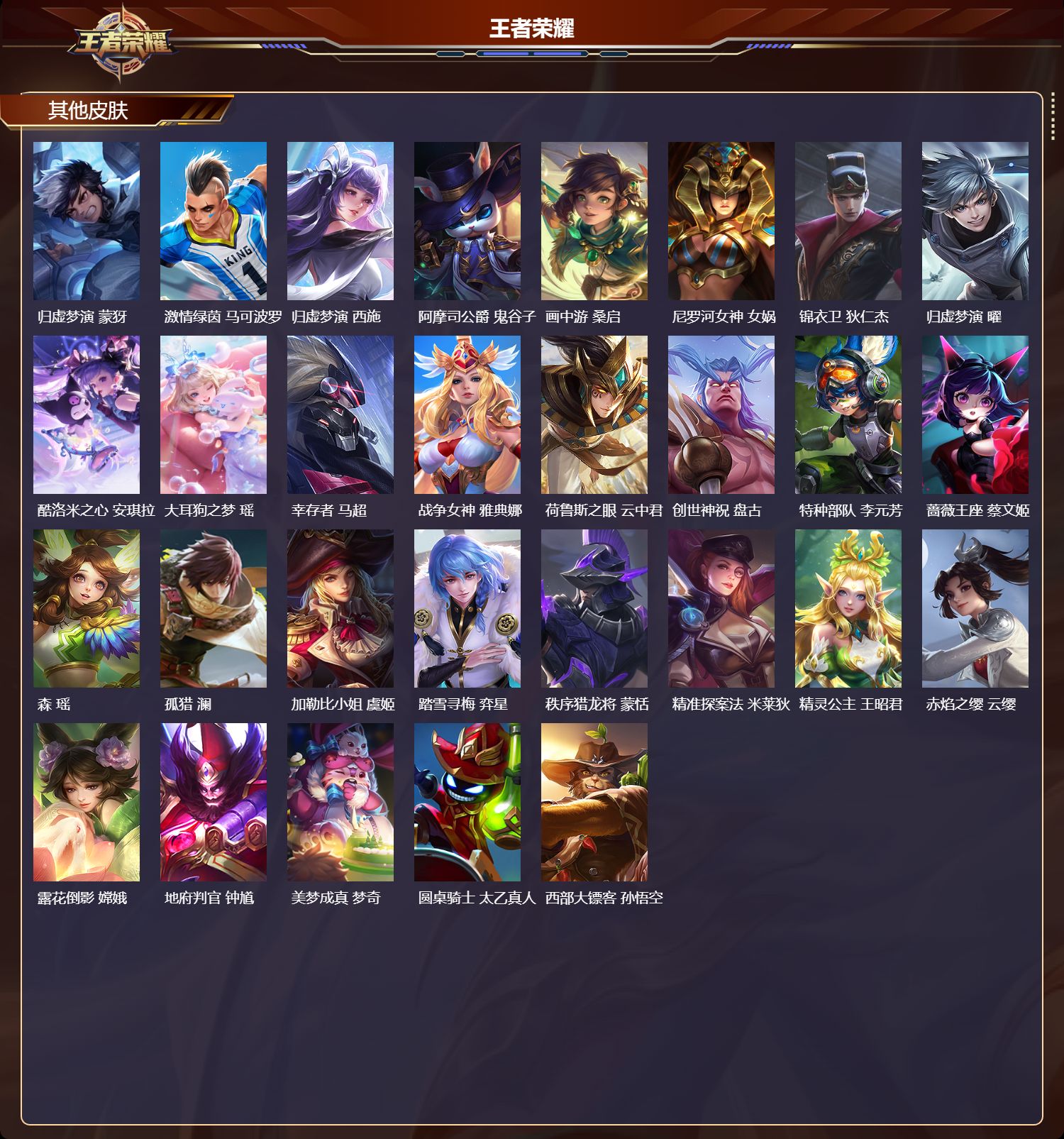 WZQM3479161王者荣耀账号详情图6