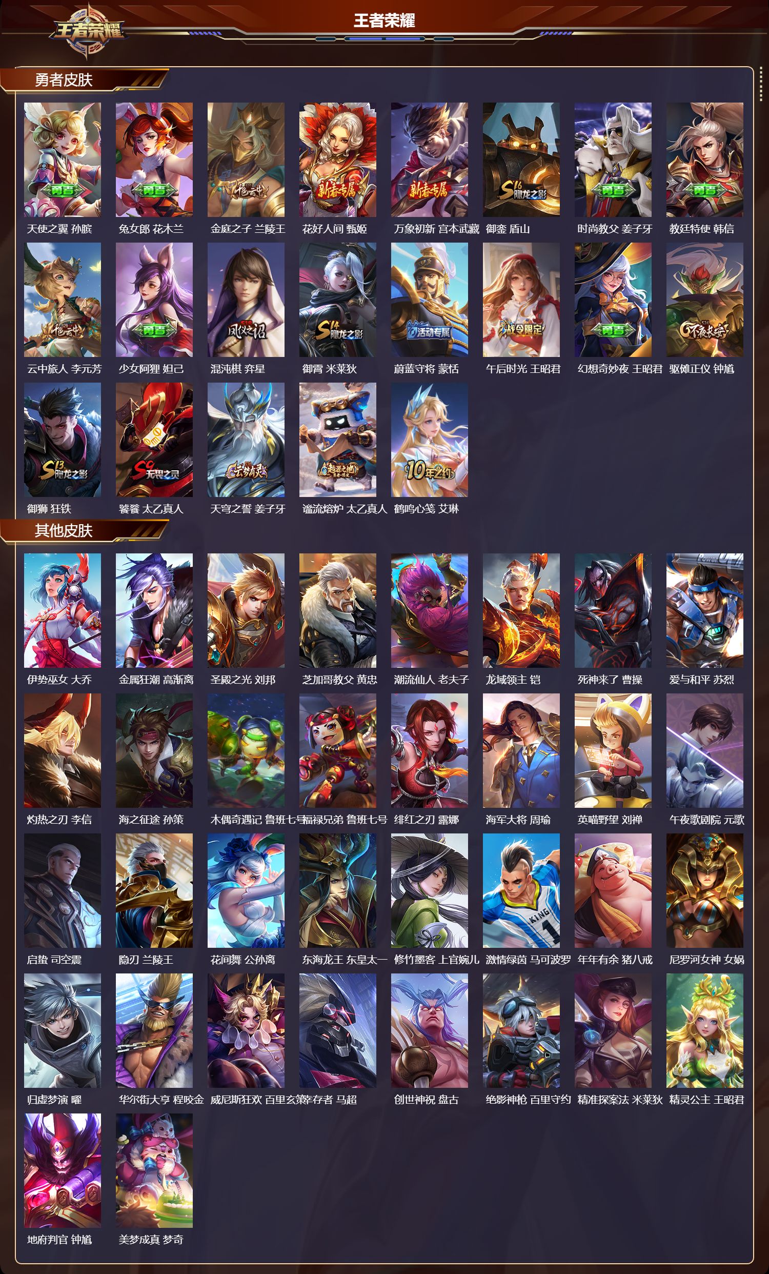 WZMK3479195王者荣耀账号详情图3