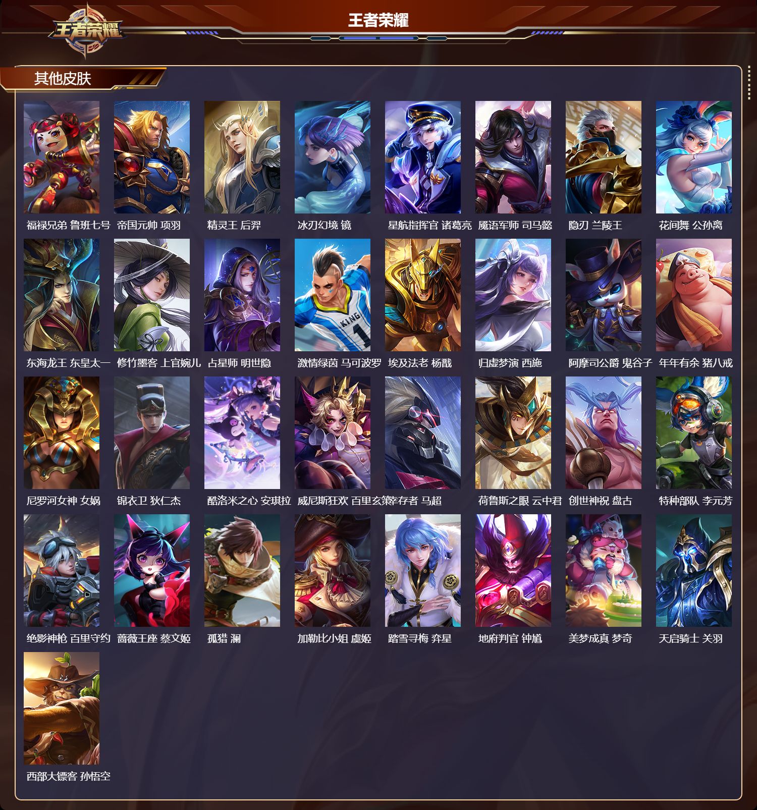 WZMK3454758王者荣耀账号详情图4