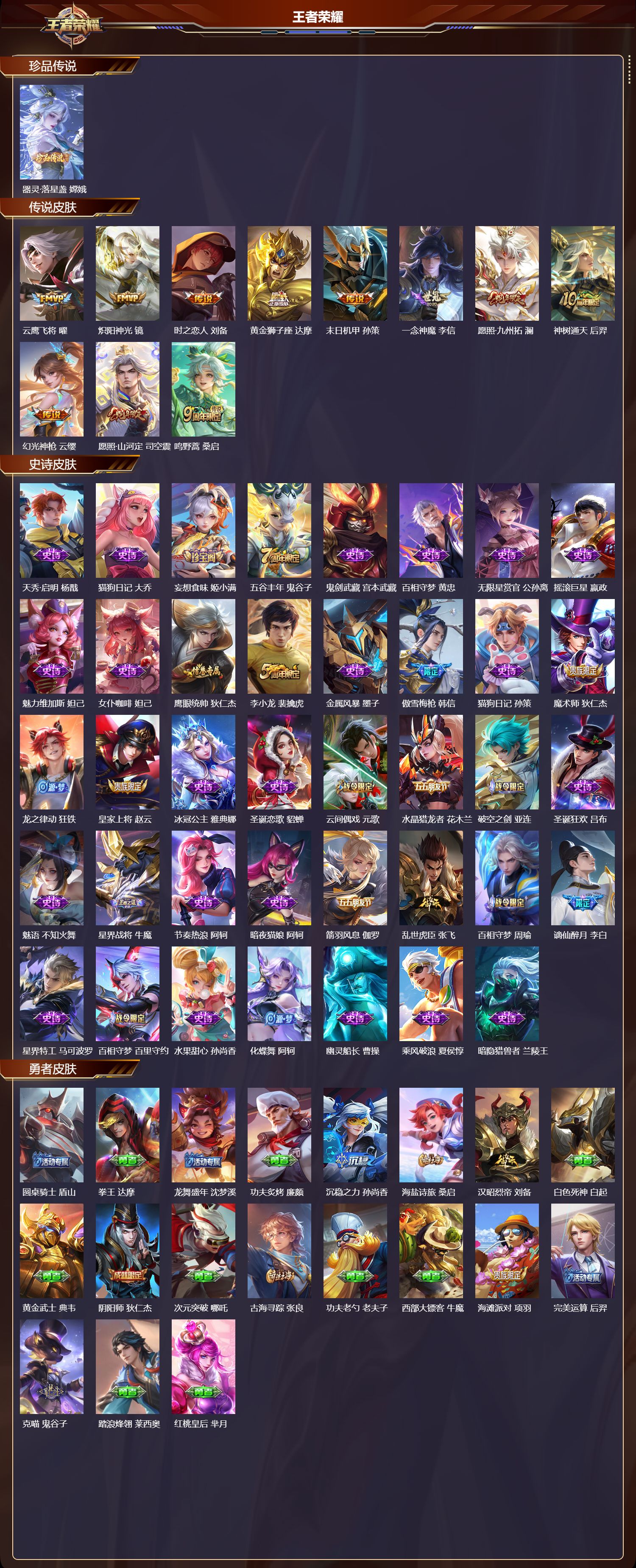 WZCMW3413887王者荣耀账号详情图12 WZCMW3413887王者荣耀账号详情图12