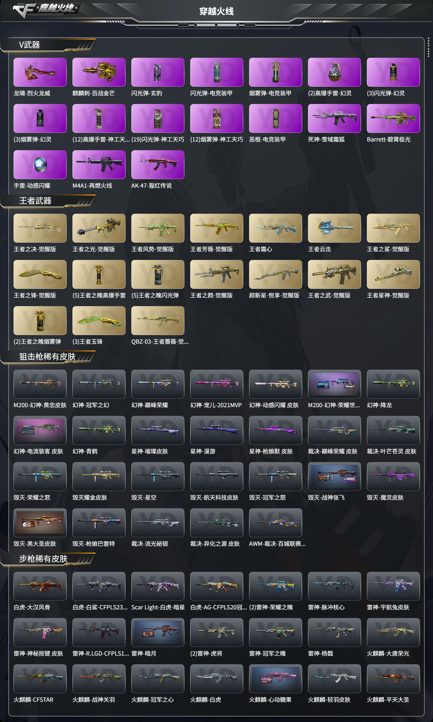 CFCMW425157穿越火线账号详情图3