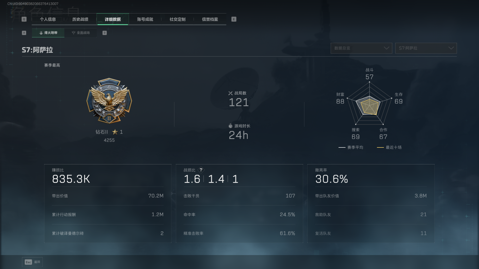 SJZQM397827三角洲行动账号详情图4