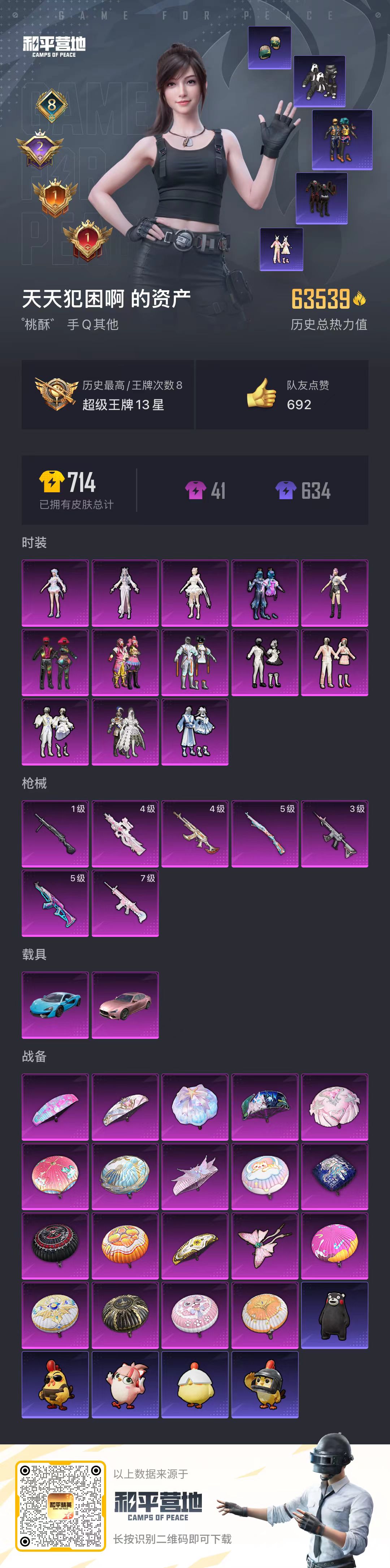 HPSJ3413060和平精英账号详情图2 HPSJ3413060和平精英账号详情图2