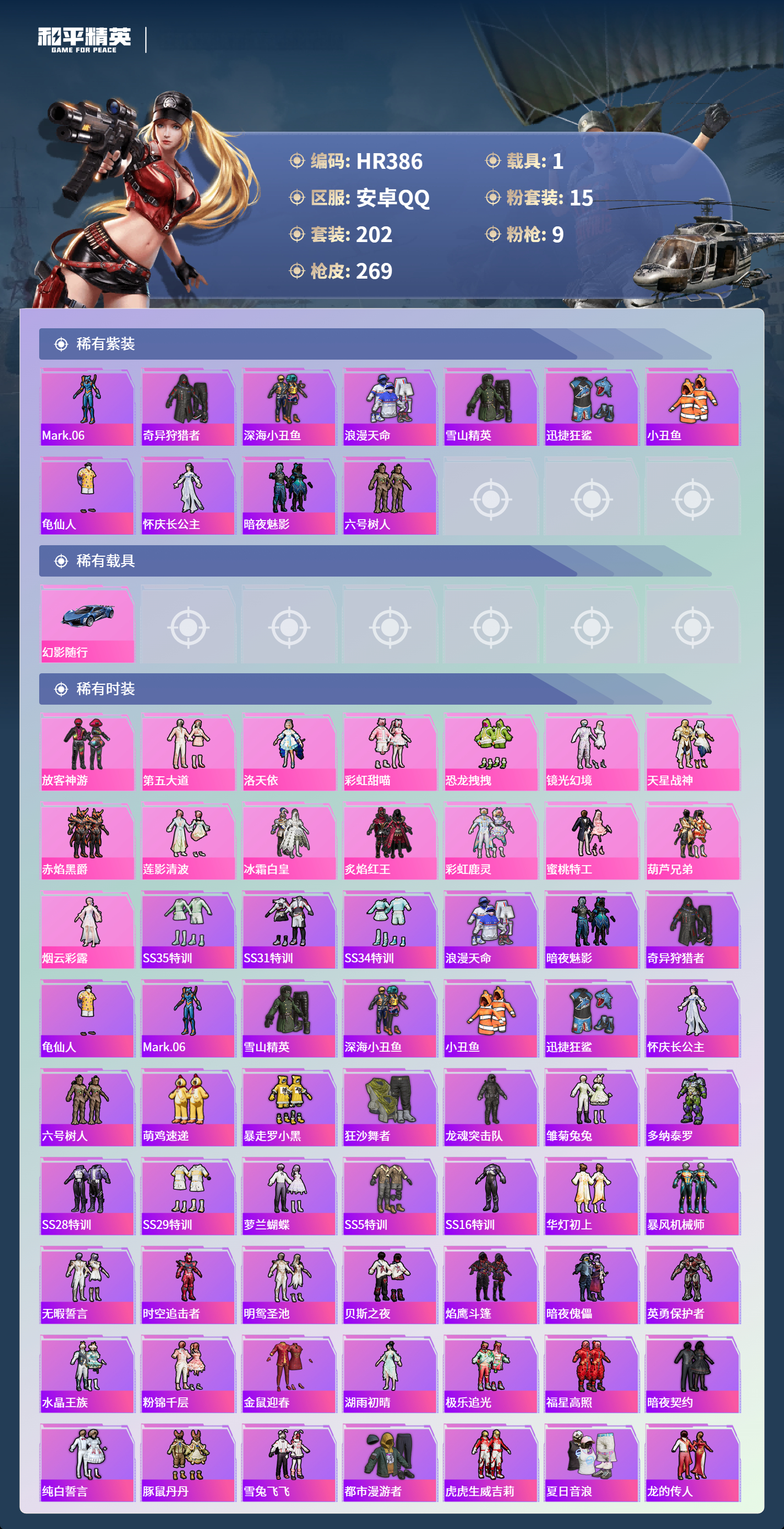 HPCMW3426896和平精英账号详情图2