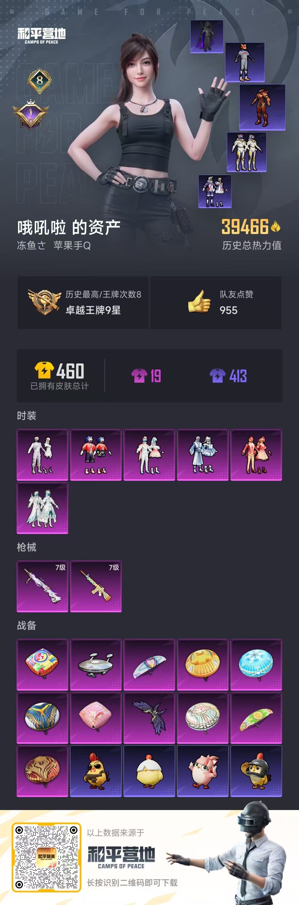 HPSJ3413058和平精英账号详情图2 HPSJ3413058和平精英账号详情图2