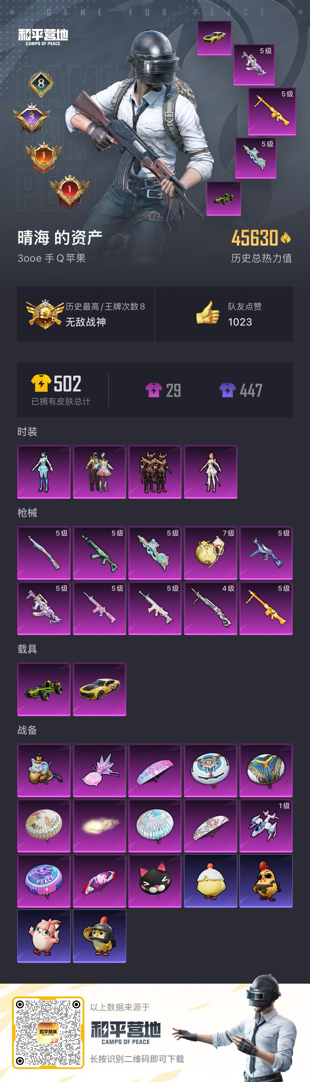 HPSJ3405757和平精英账号详情图4 HPSJ3405757和平精英账号详情图4