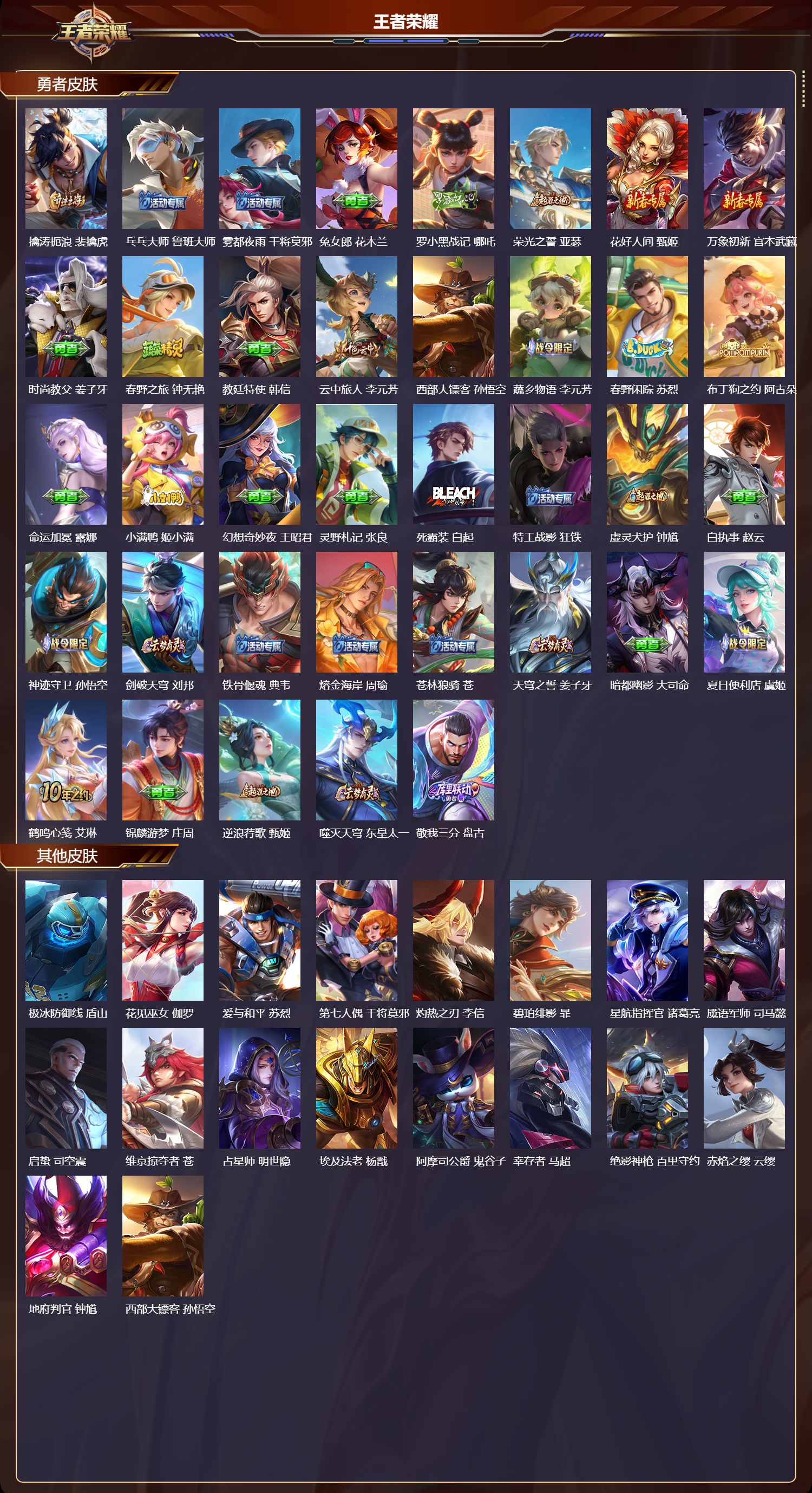 WZMK3400986王者荣耀账号详情图3 WZMK3400986王者荣耀账号详情图3