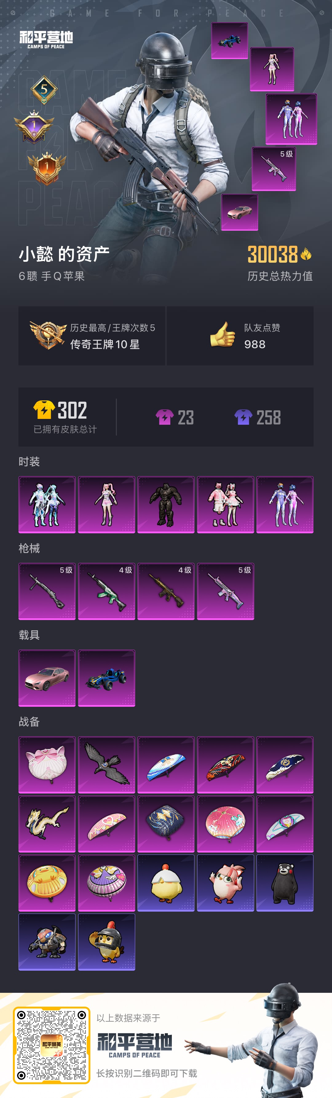 HPSJ3405790和平精英账号详情图3 HPSJ3405790和平精英账号详情图3