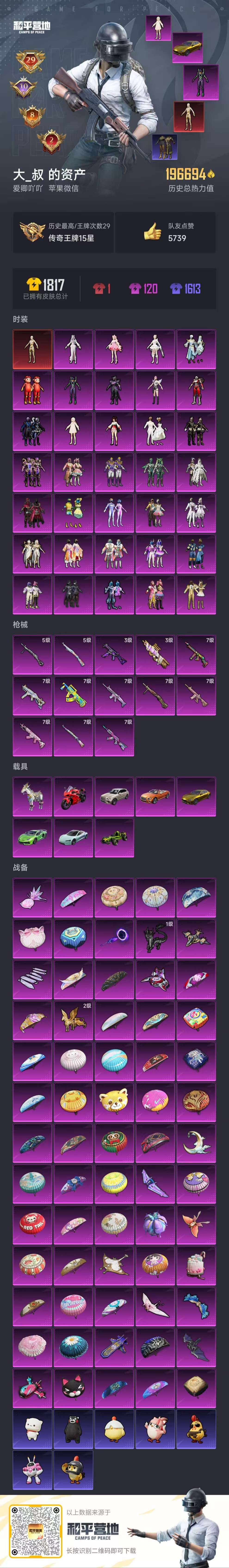 HPSJ3405783和平精英账号详情图5 HPSJ3405783和平精英账号详情图5