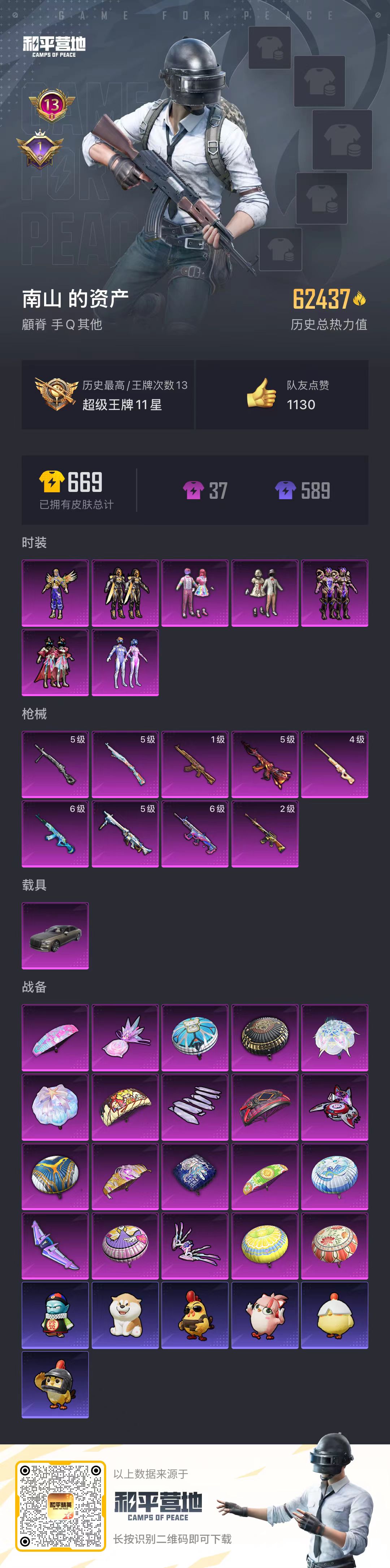 HPSJ3413004和平精英账号详情图5 HPSJ3413004和平精英账号详情图5