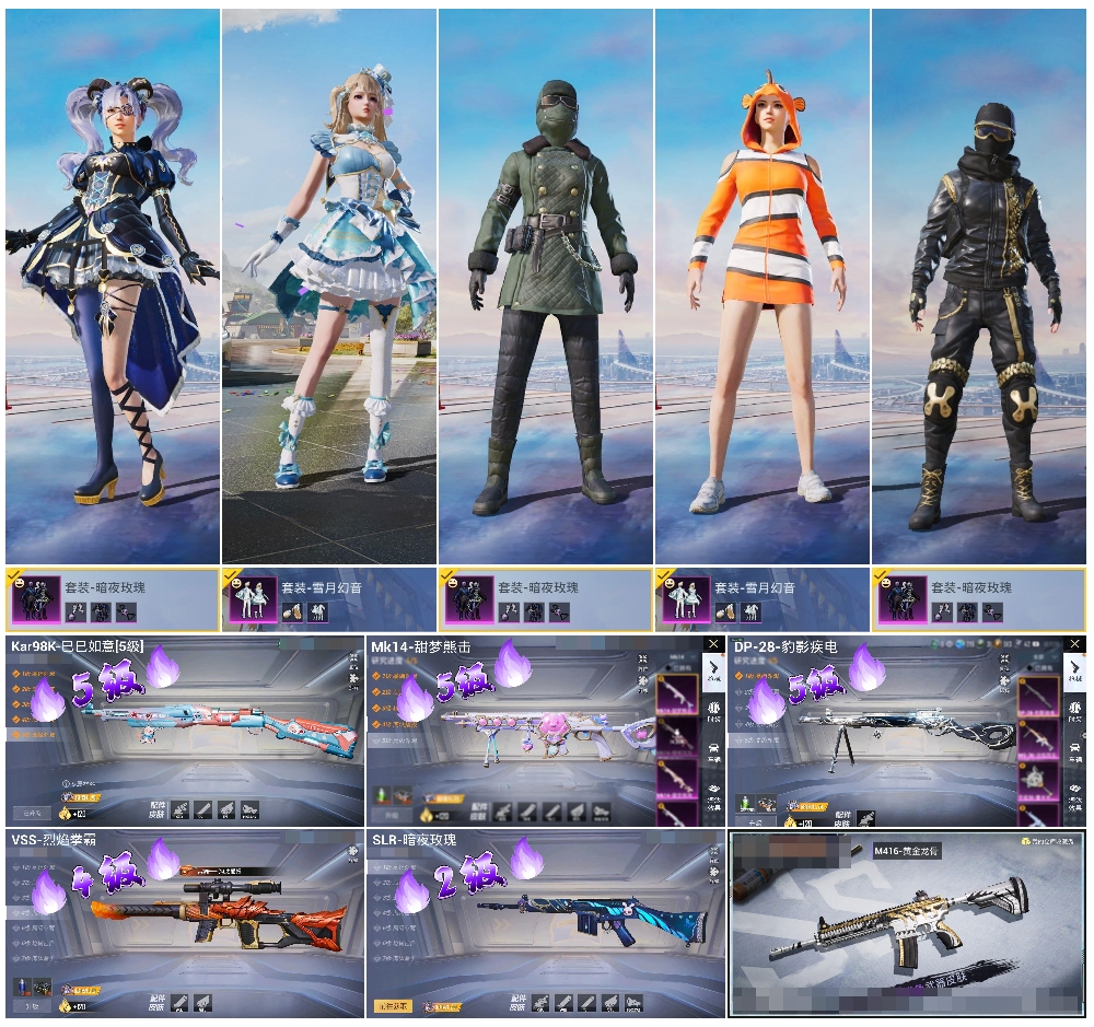 HPSJ3412975和平精英账号详情图5 HPSJ3412975和平精英账号详情图5