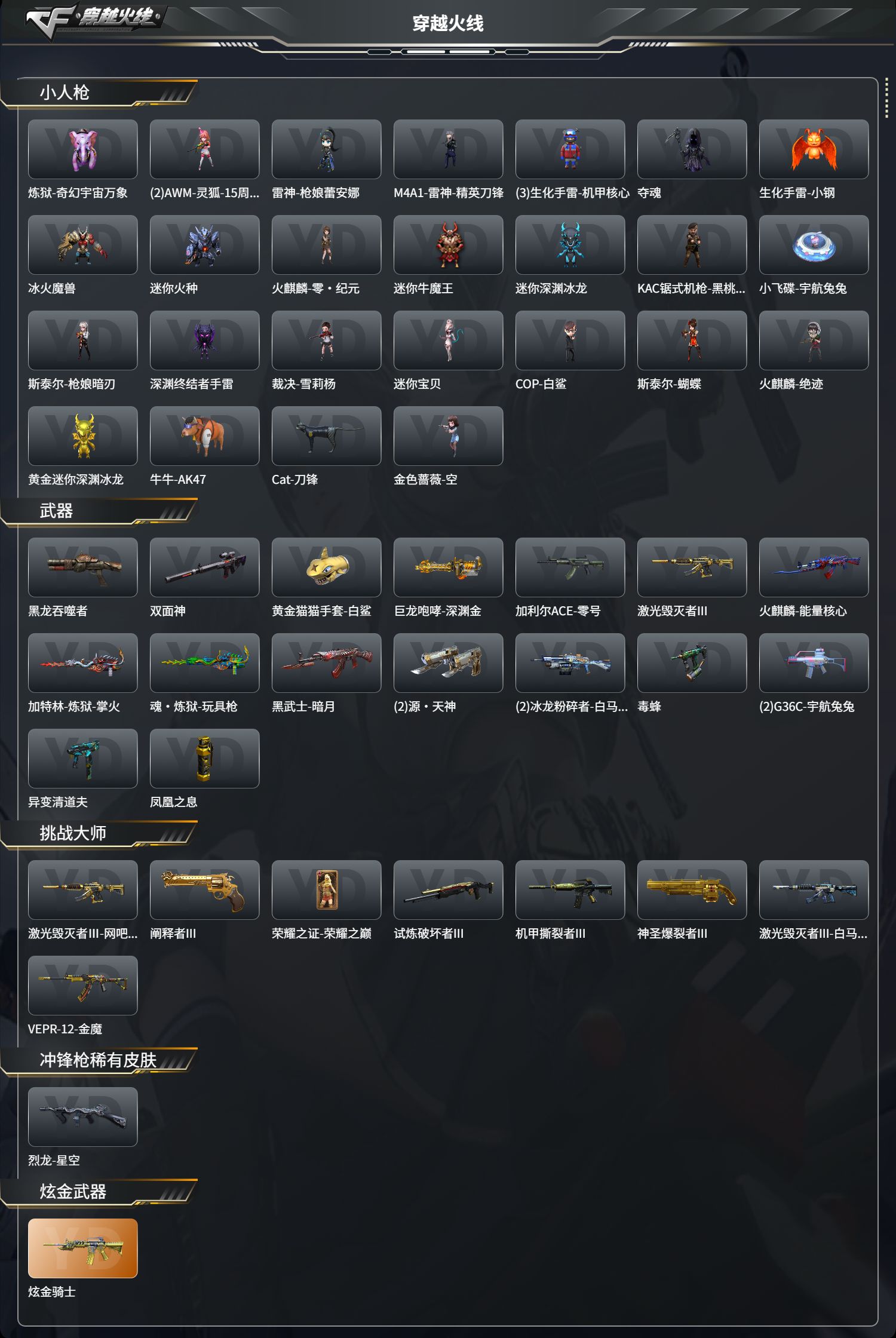 CFCMW425157穿越火线账号详情图5