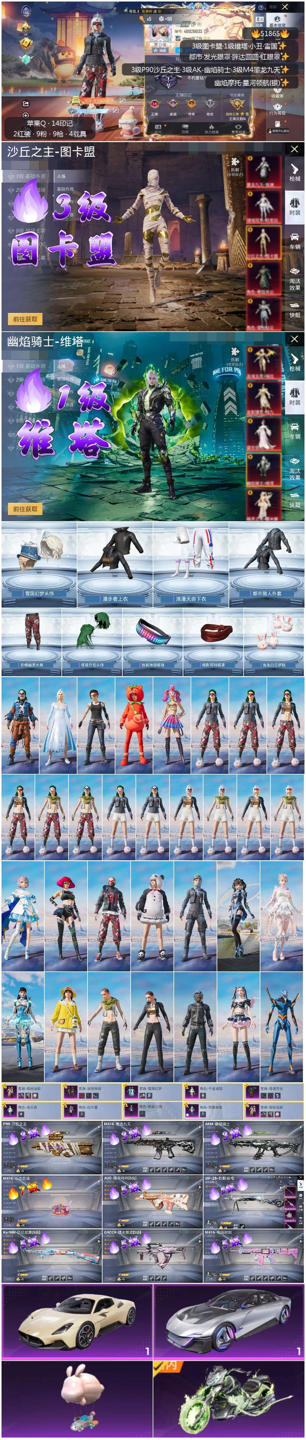 HPSJ3412994和平精英账号详情图4