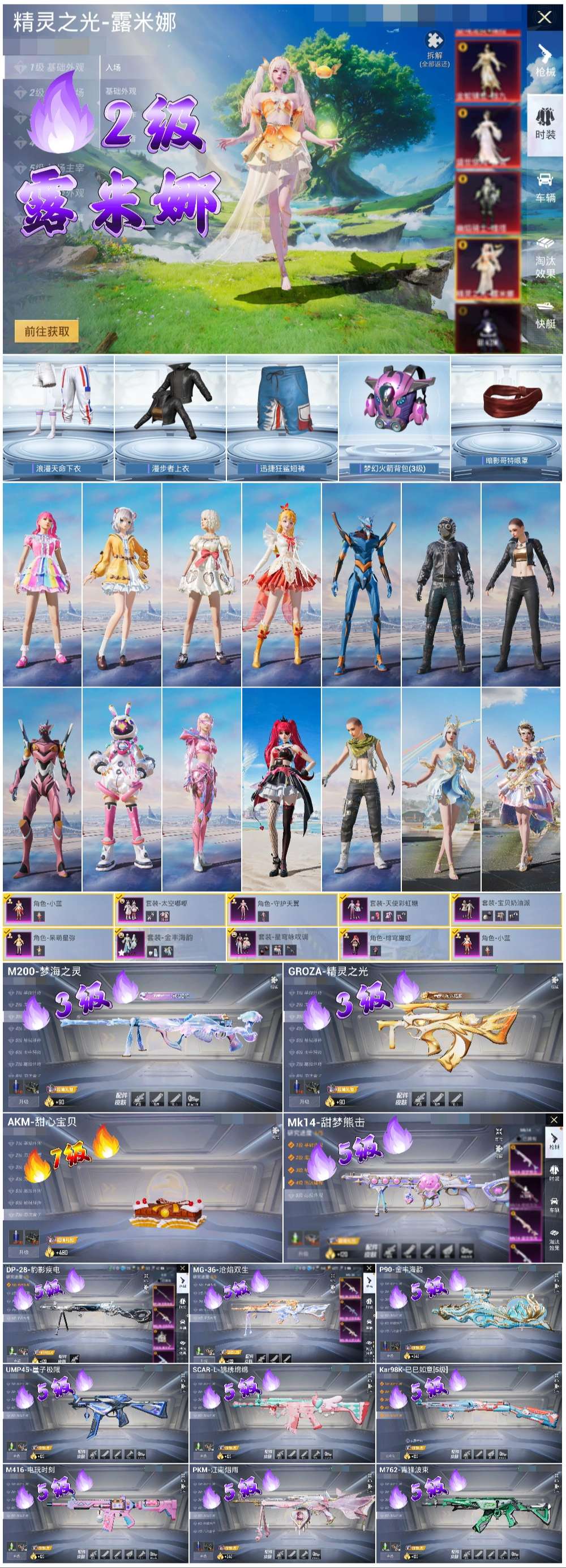 HPSJ3453928和平精英账号详情图2