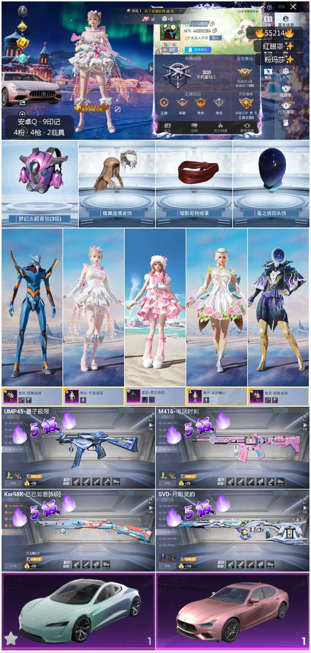 HPSJ3453906和平精英账号详情图2