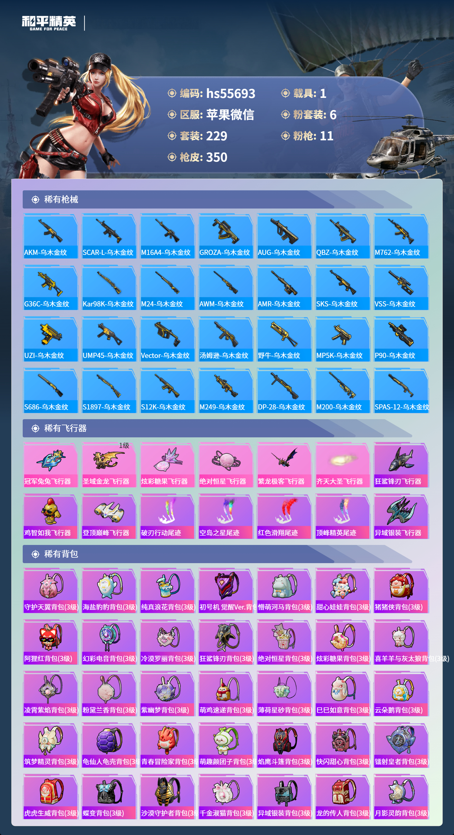 HPSJ3453756和平精英账号详情图11 HPSJ3453756和平精英账号详情图11