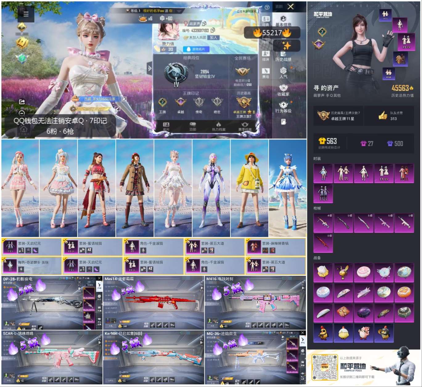 HPSJ3453857和平精英账号详情图2