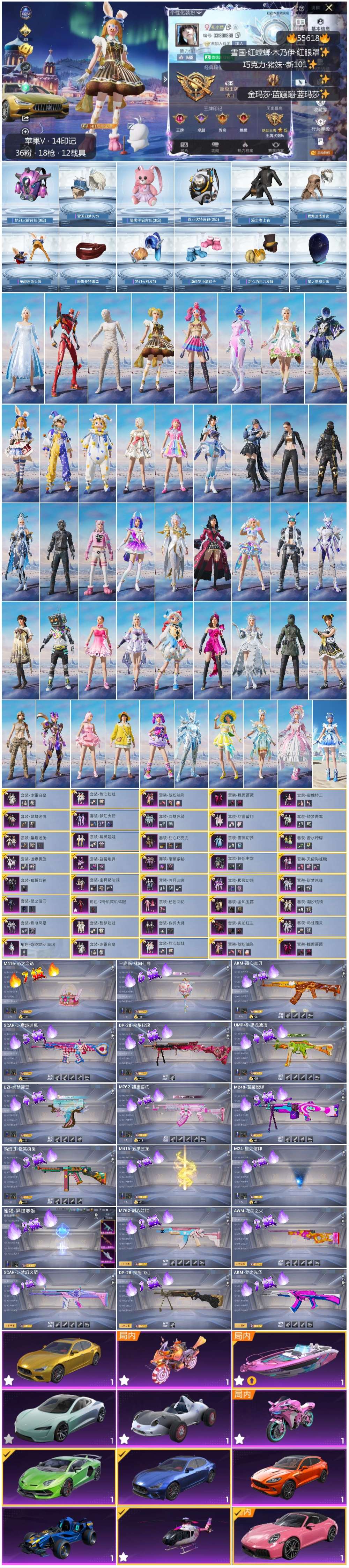 HPSJ3453793和平精英账号详情图4