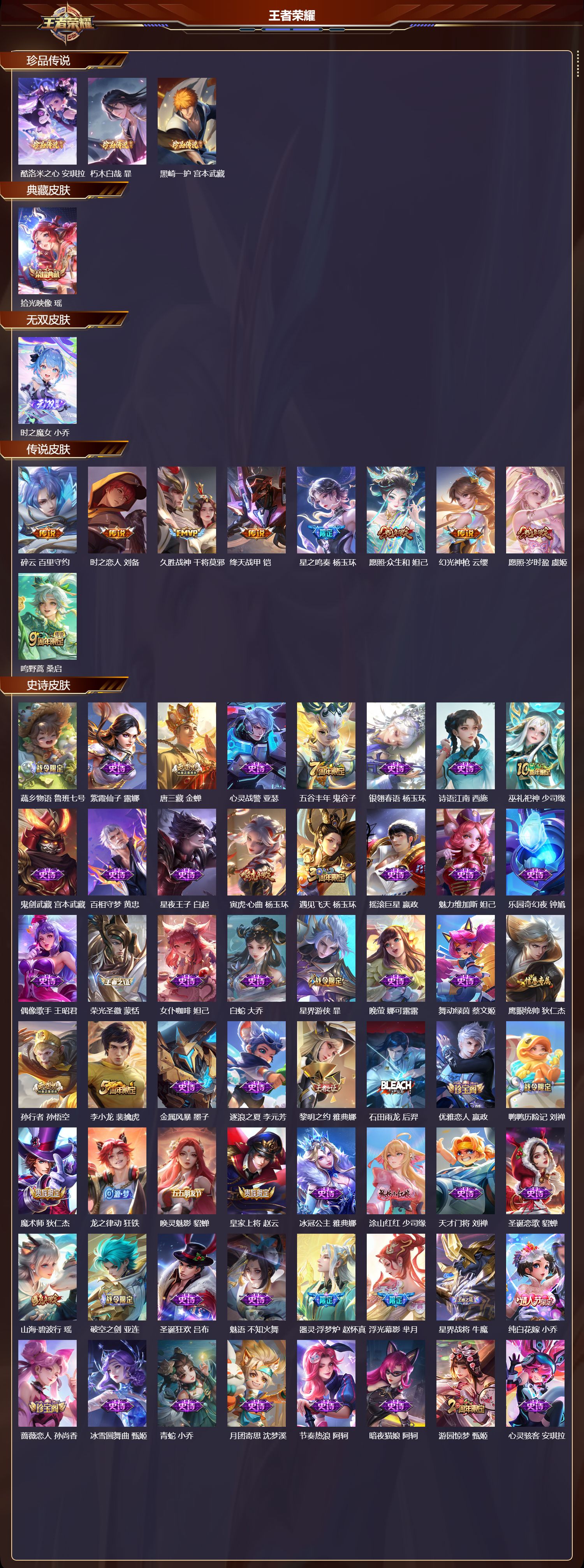 WZMK3482310王者荣耀账号详情图2 WZMK3482310王者荣耀账号详情图2