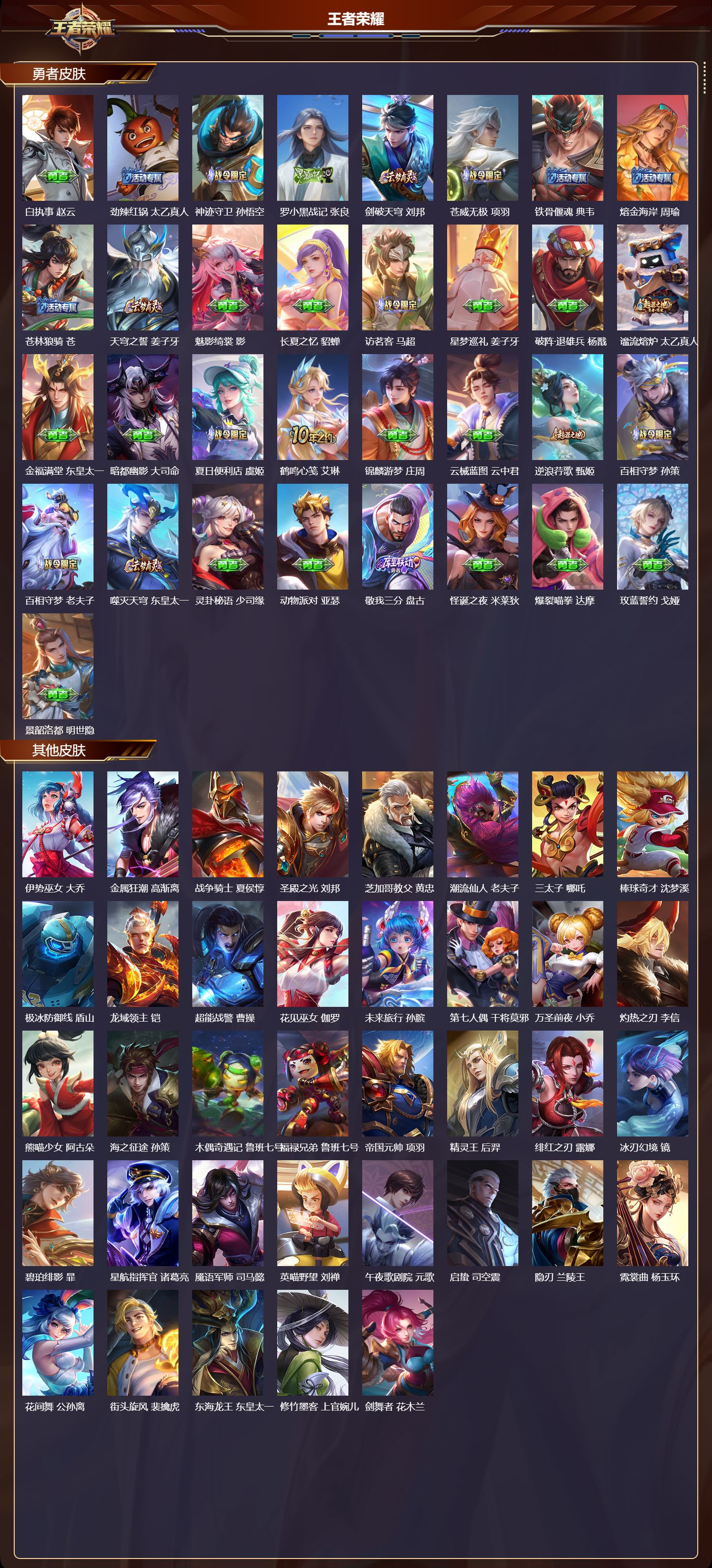 WZQM3482300王者荣耀账号详情图7