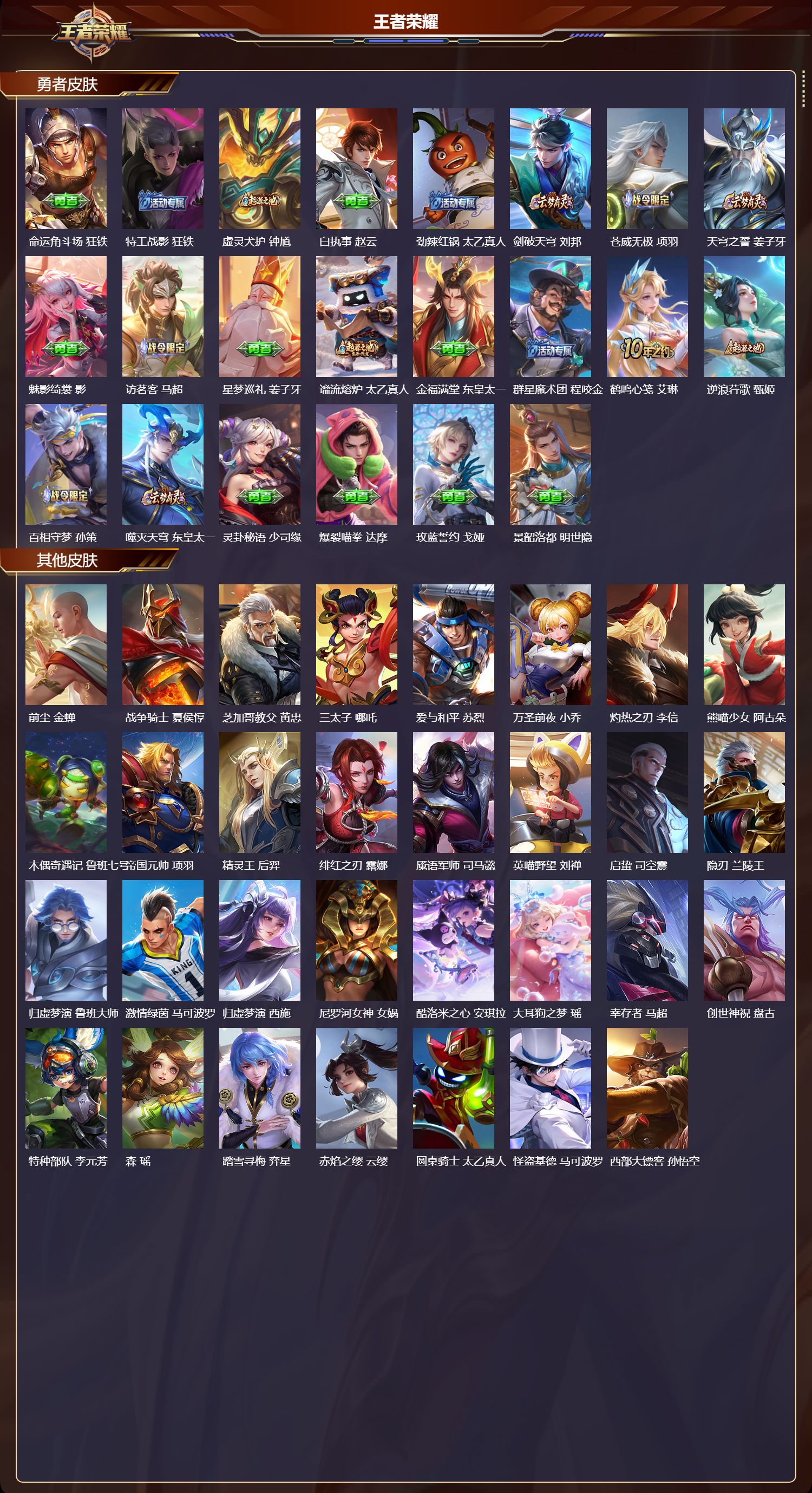 WZQM3482342王者荣耀账号详情图5