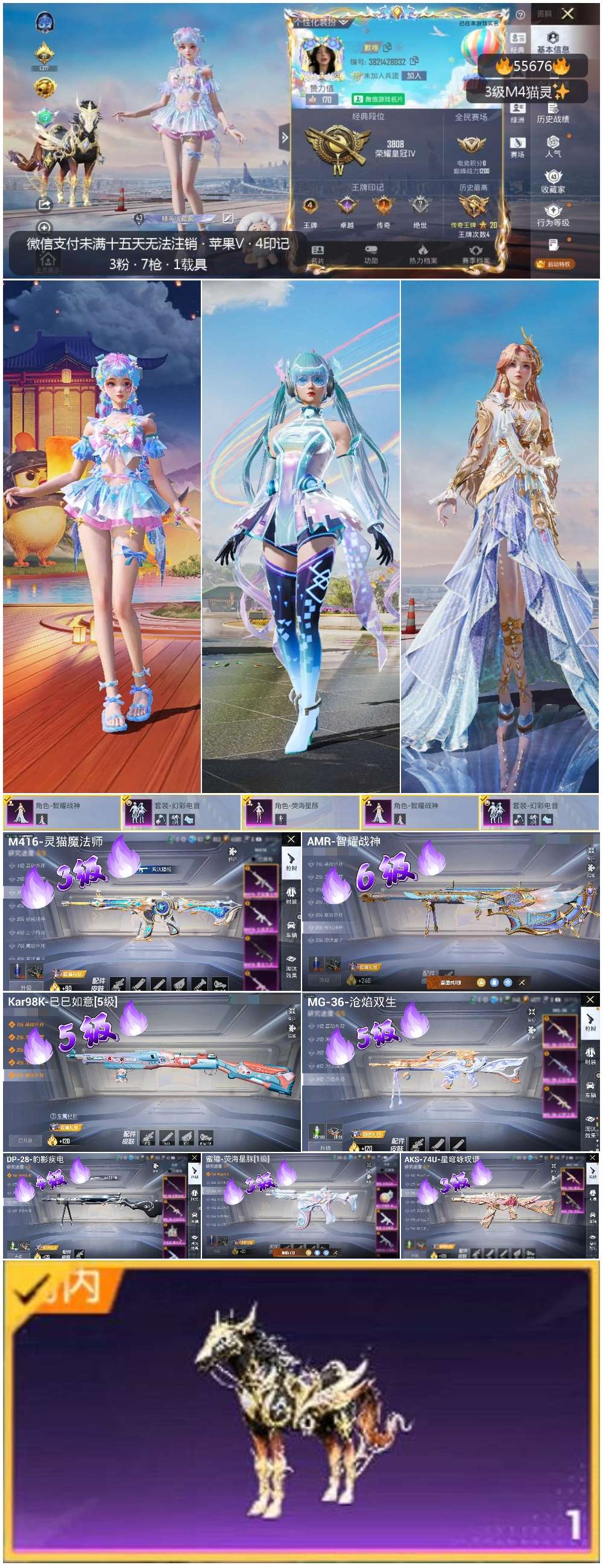 HPSJ3453849和平精英账号详情图4