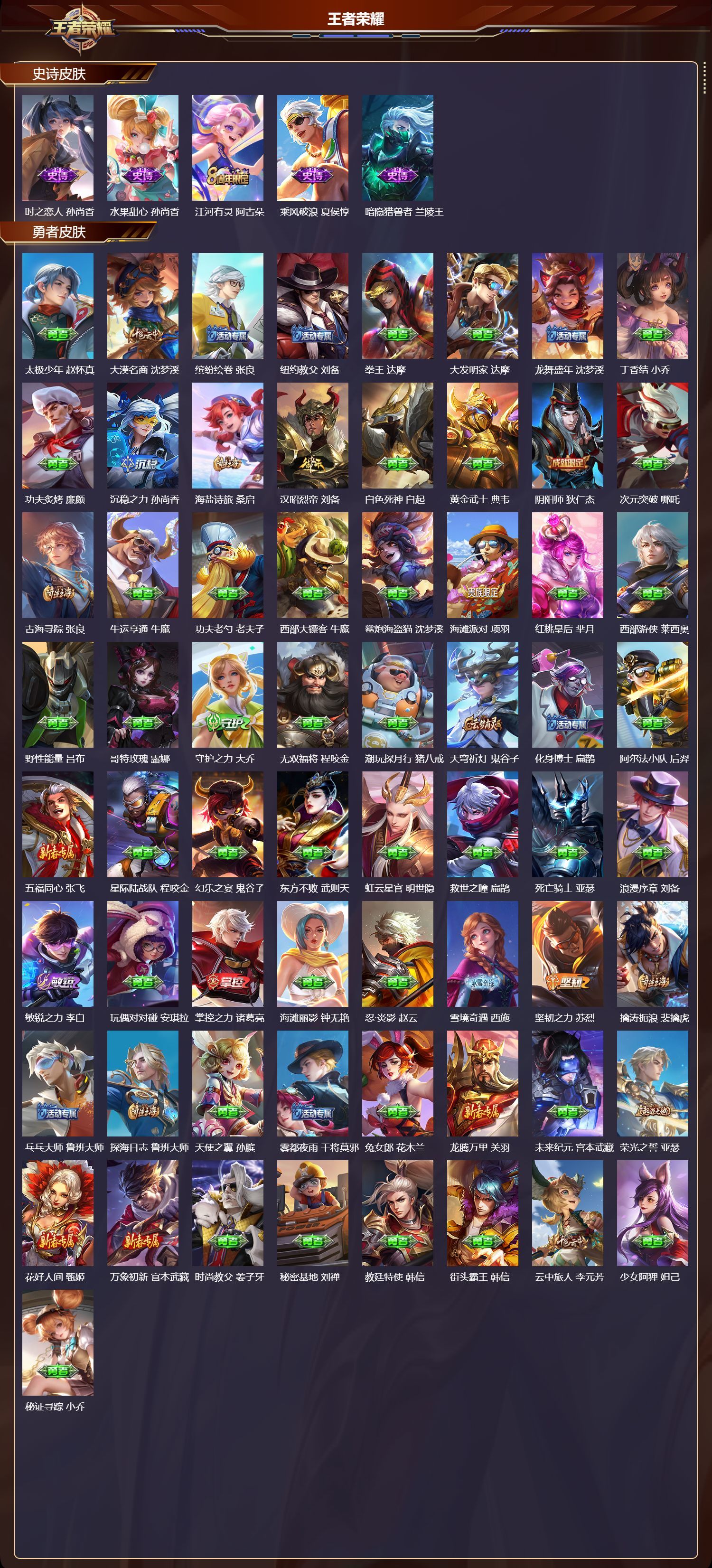 WZQM3482345王者荣耀账号详情图4 WZQM3482345王者荣耀账号详情图4