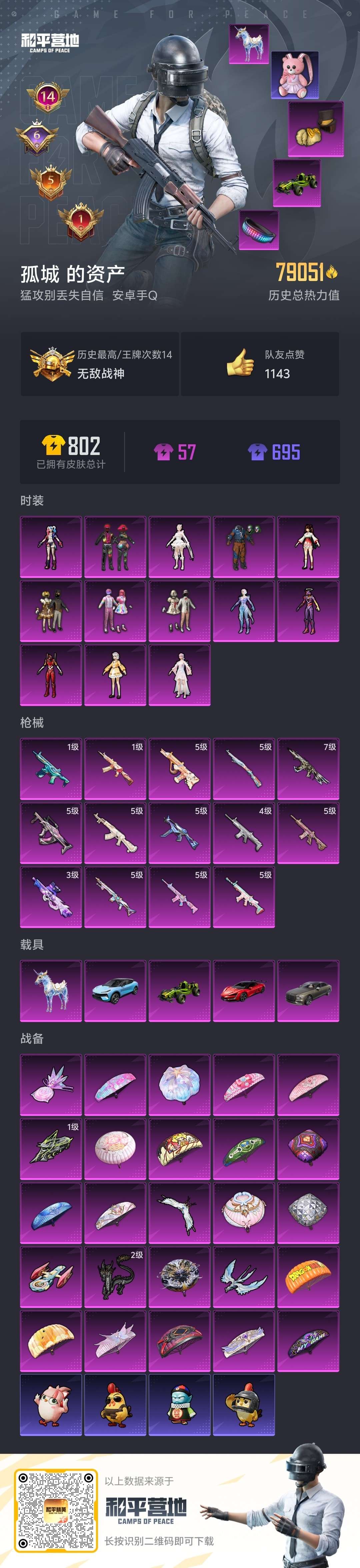 HPSJ3453874和平精英账号详情图4 HPSJ3453874和平精英账号详情图4