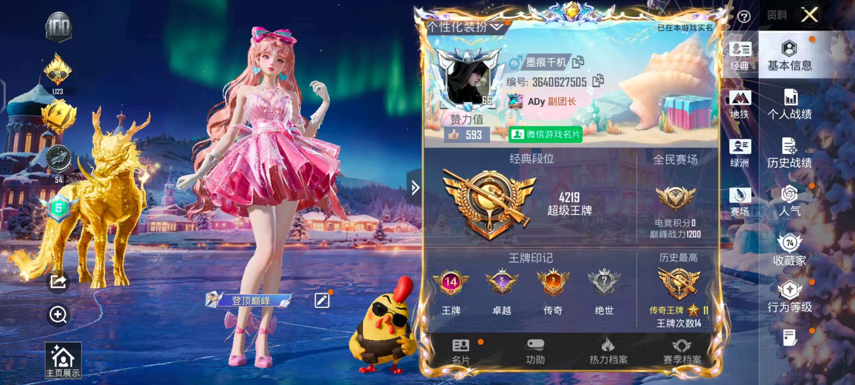 HPSJ3453755和平精英账号详情图2 HPSJ3453755和平精英账号详情图2