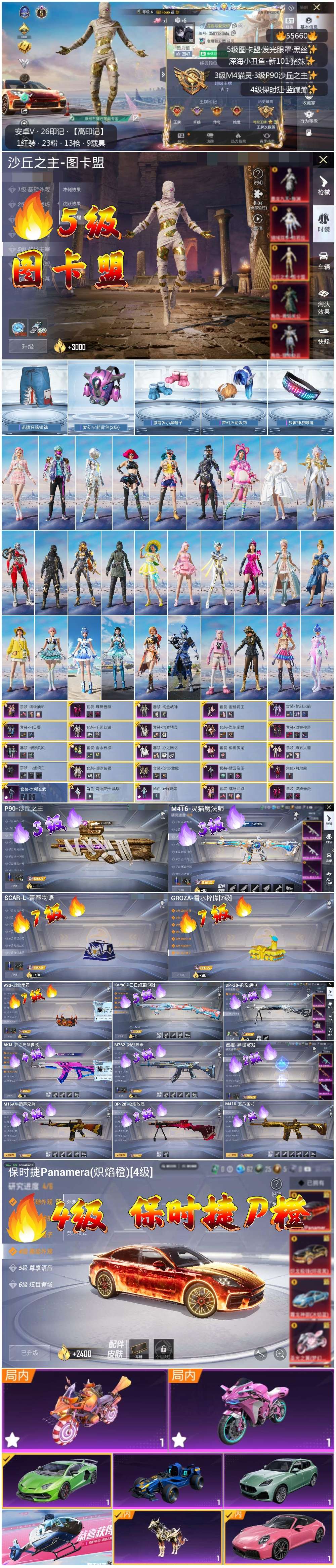 HPSJ3453743和平精英账号详情图2