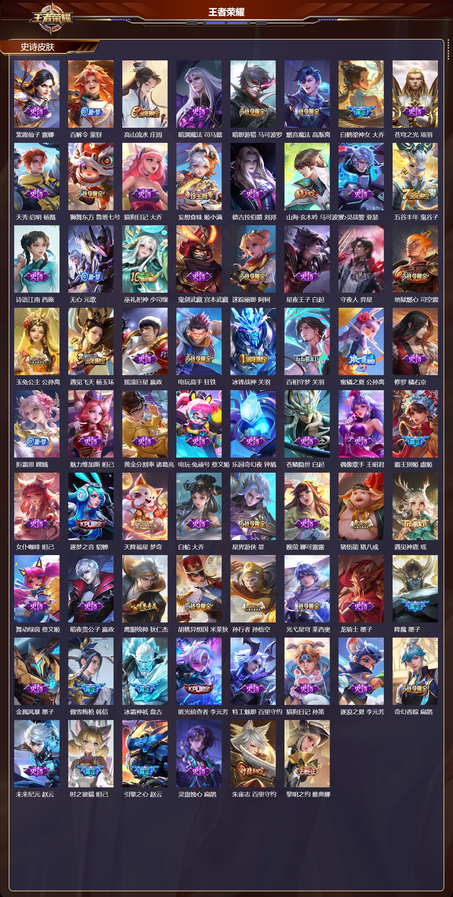 WZCMW416205王者荣耀账号详情图7