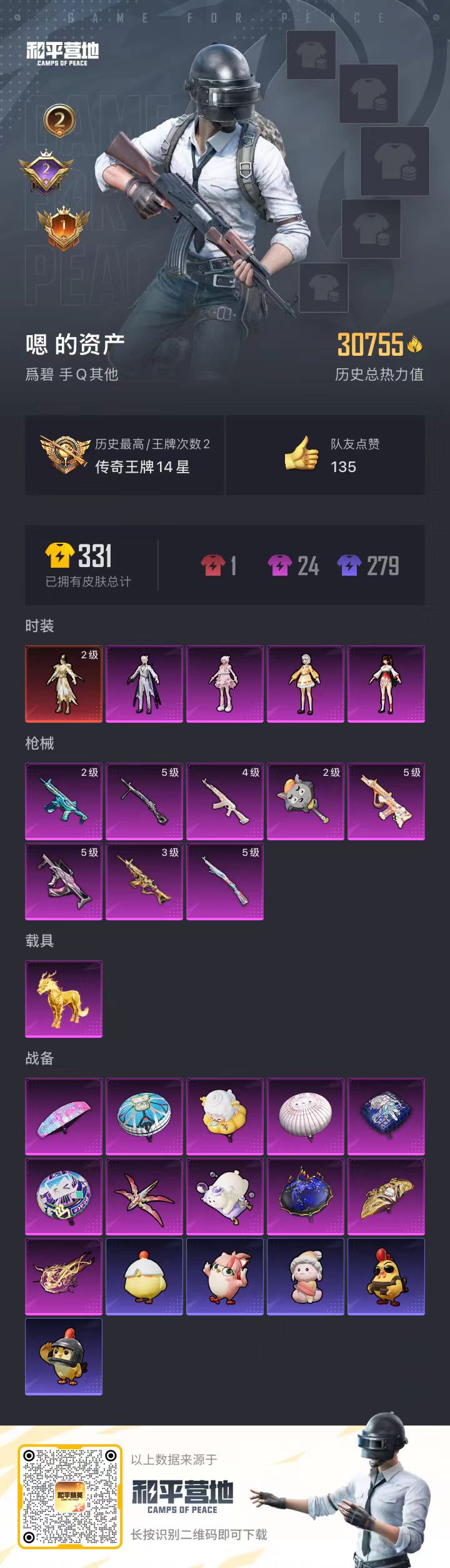 HPCMW410056和平精英账号详情图3