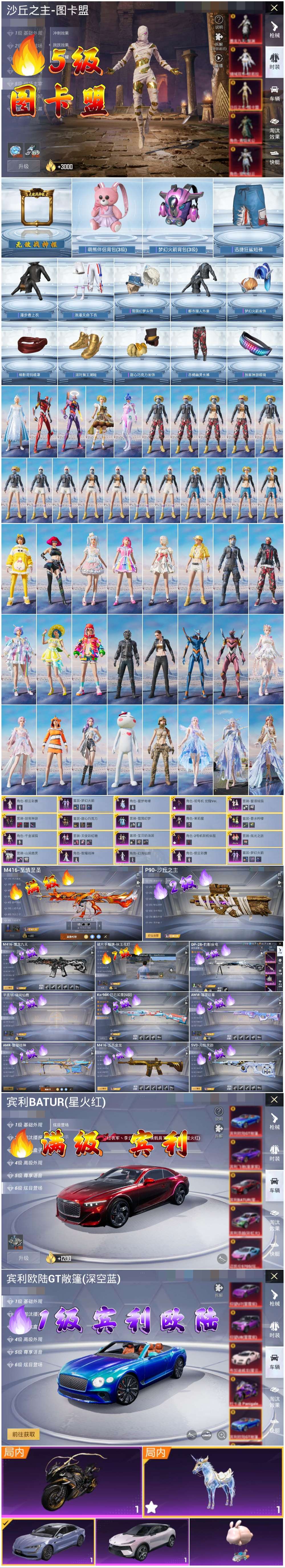 HPSJ3453886和平精英账号详情图4