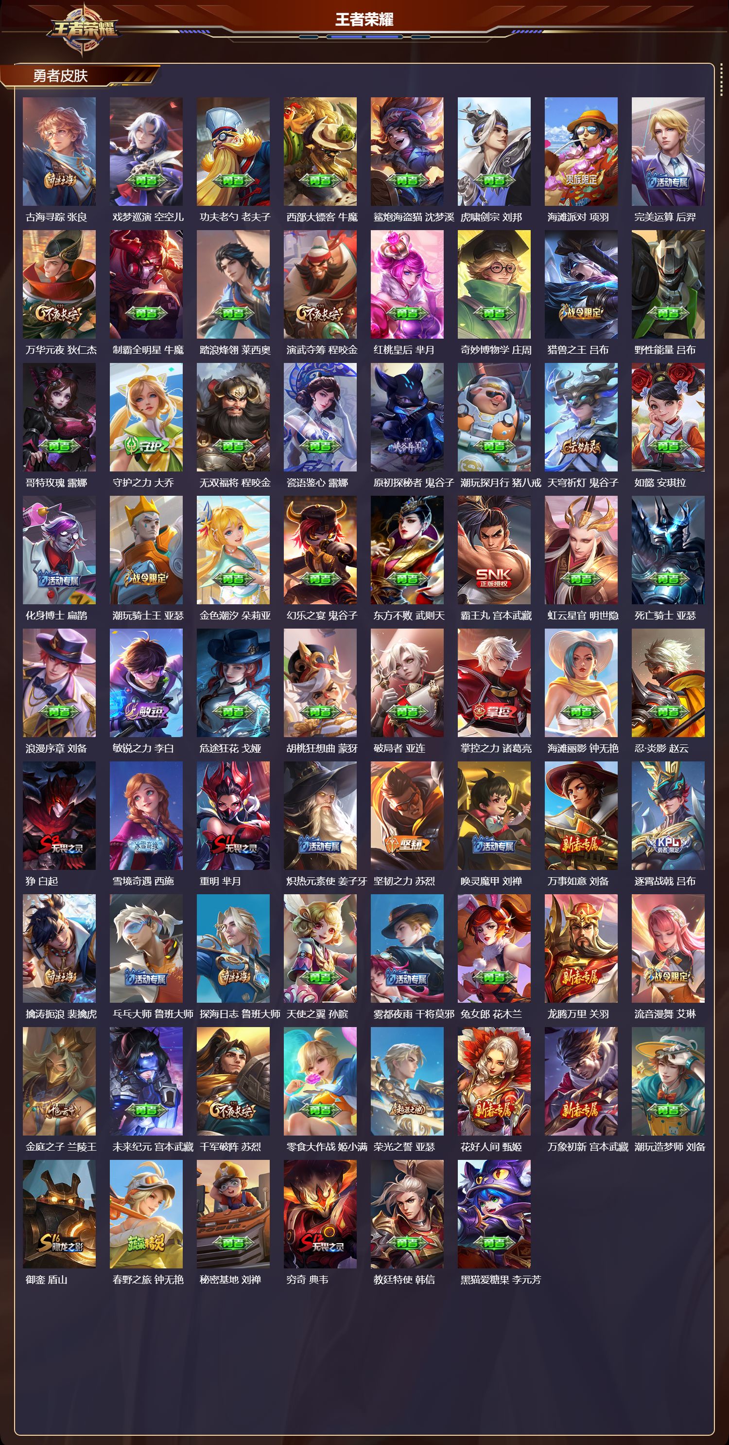 WZCMW3480934王者荣耀账号详情图19