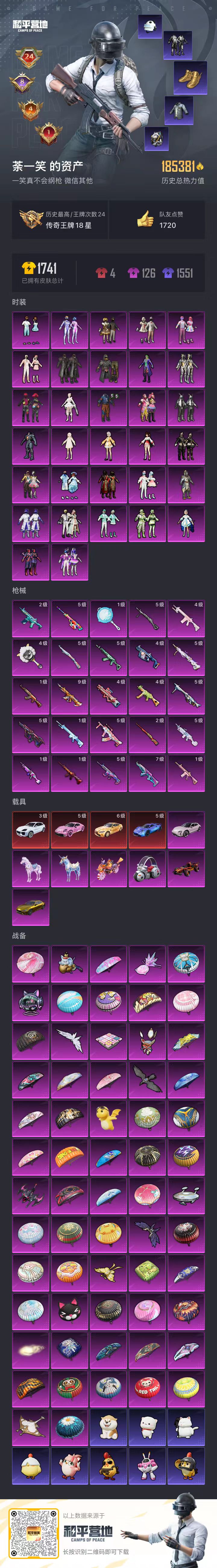 HPSJ3453789和平精英账号详情图3 HPSJ3453789和平精英账号详情图3