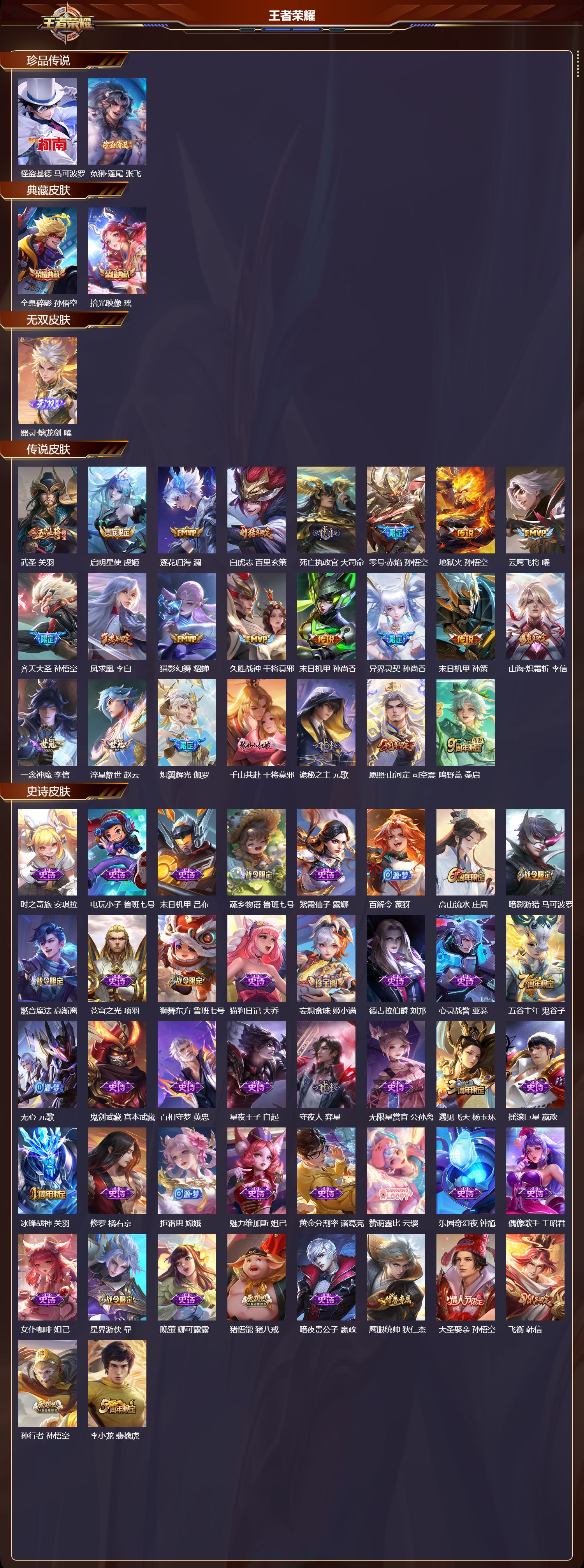 WZCMW416180王者荣耀账号详情图8