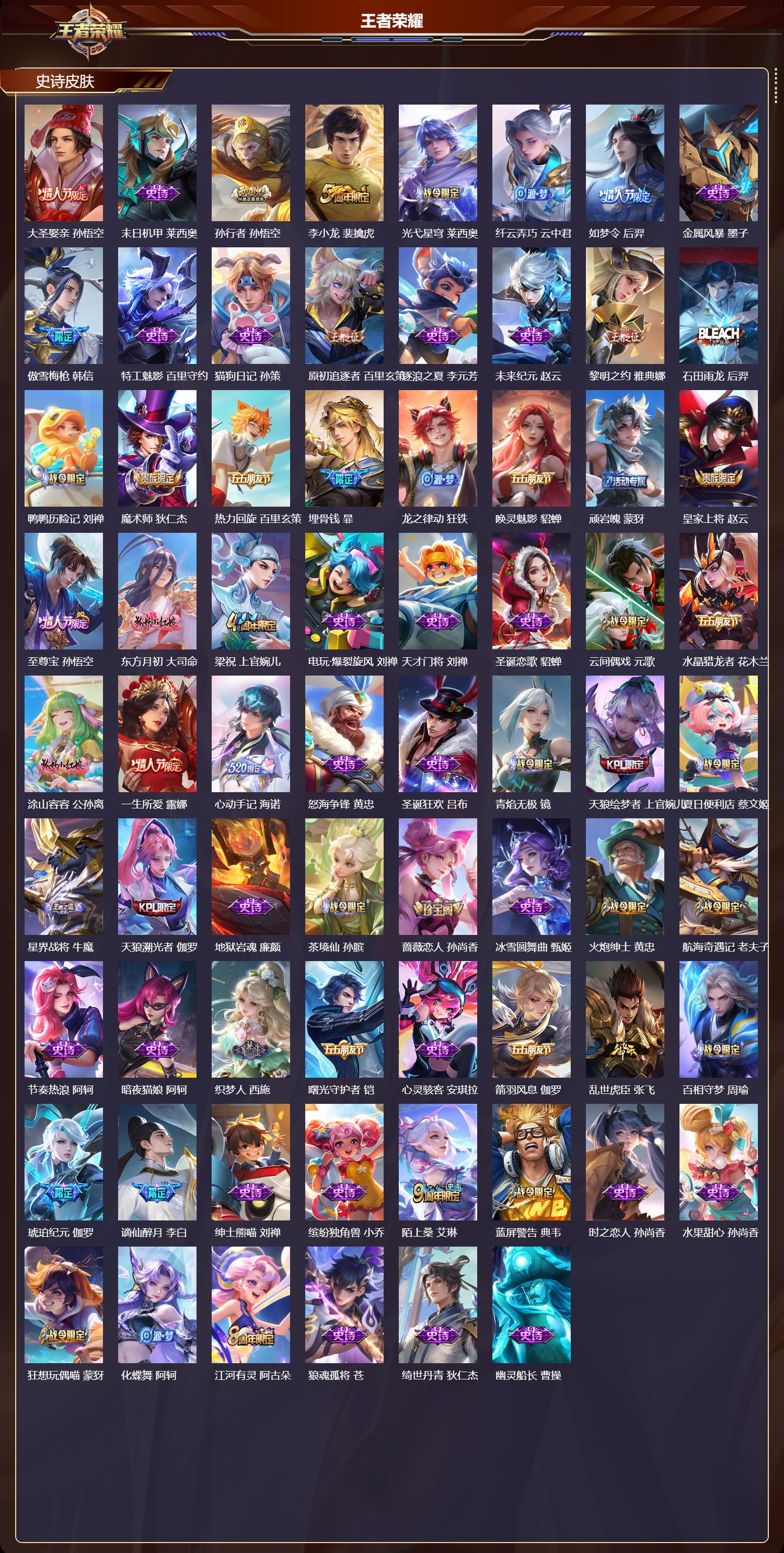 WZCMW416210王者荣耀账号详情图8