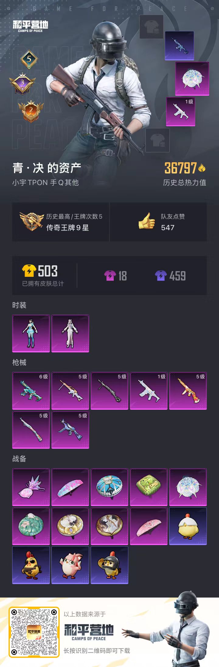 HPCMW410008和平精英账号详情图3