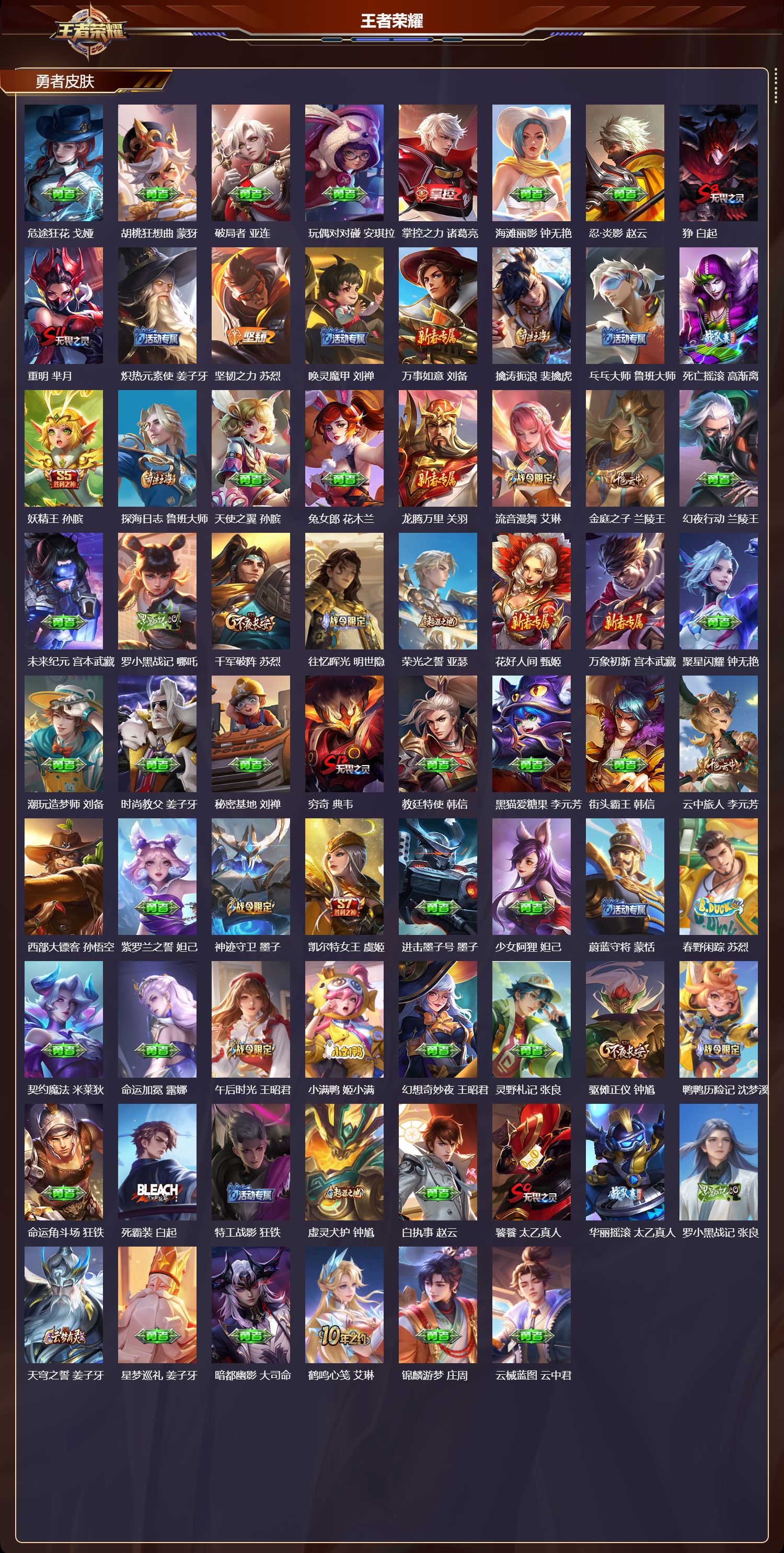 WZQM3482340王者荣耀账号详情图6