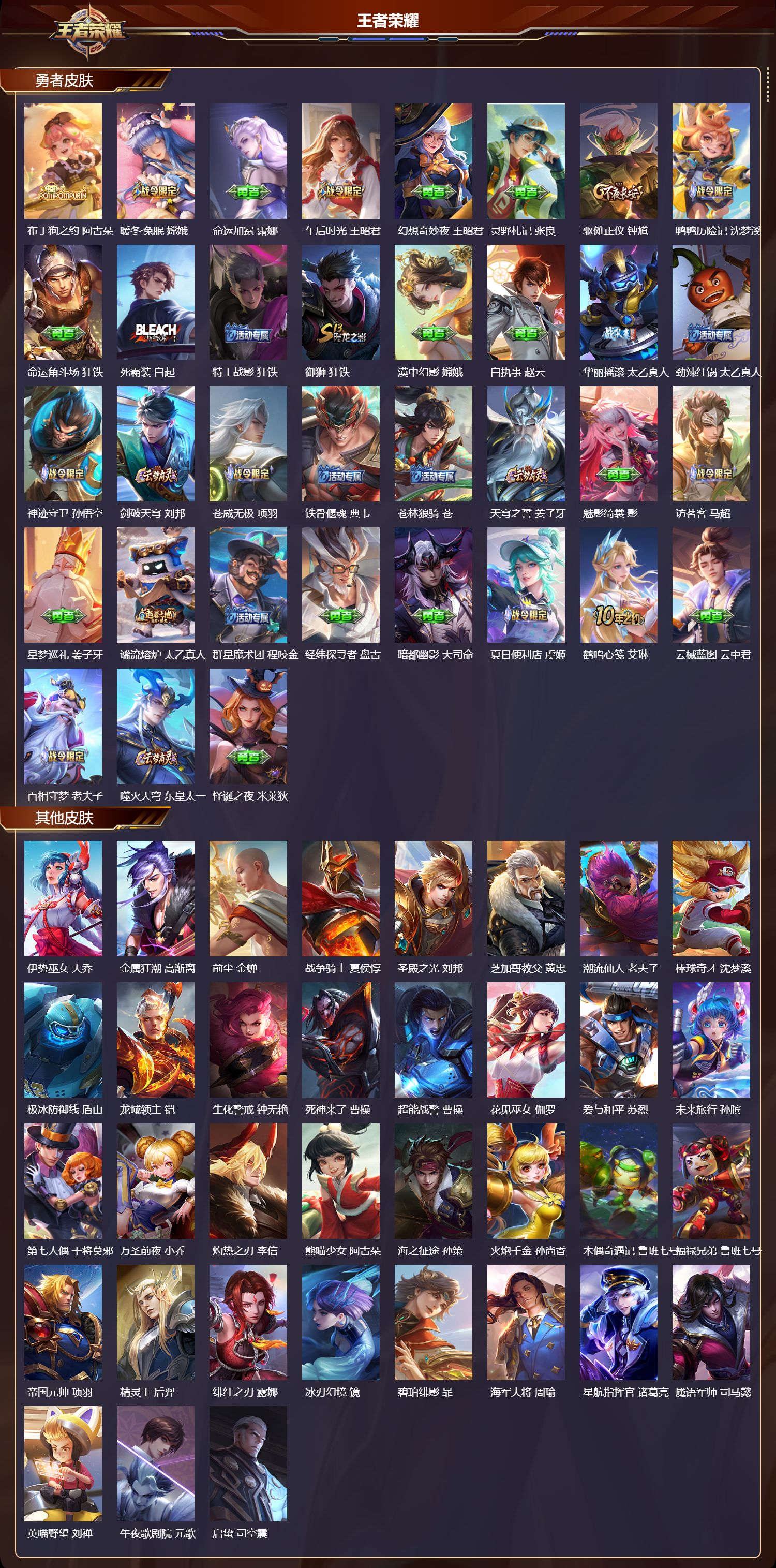 WZQM3482315王者荣耀账号详情图7