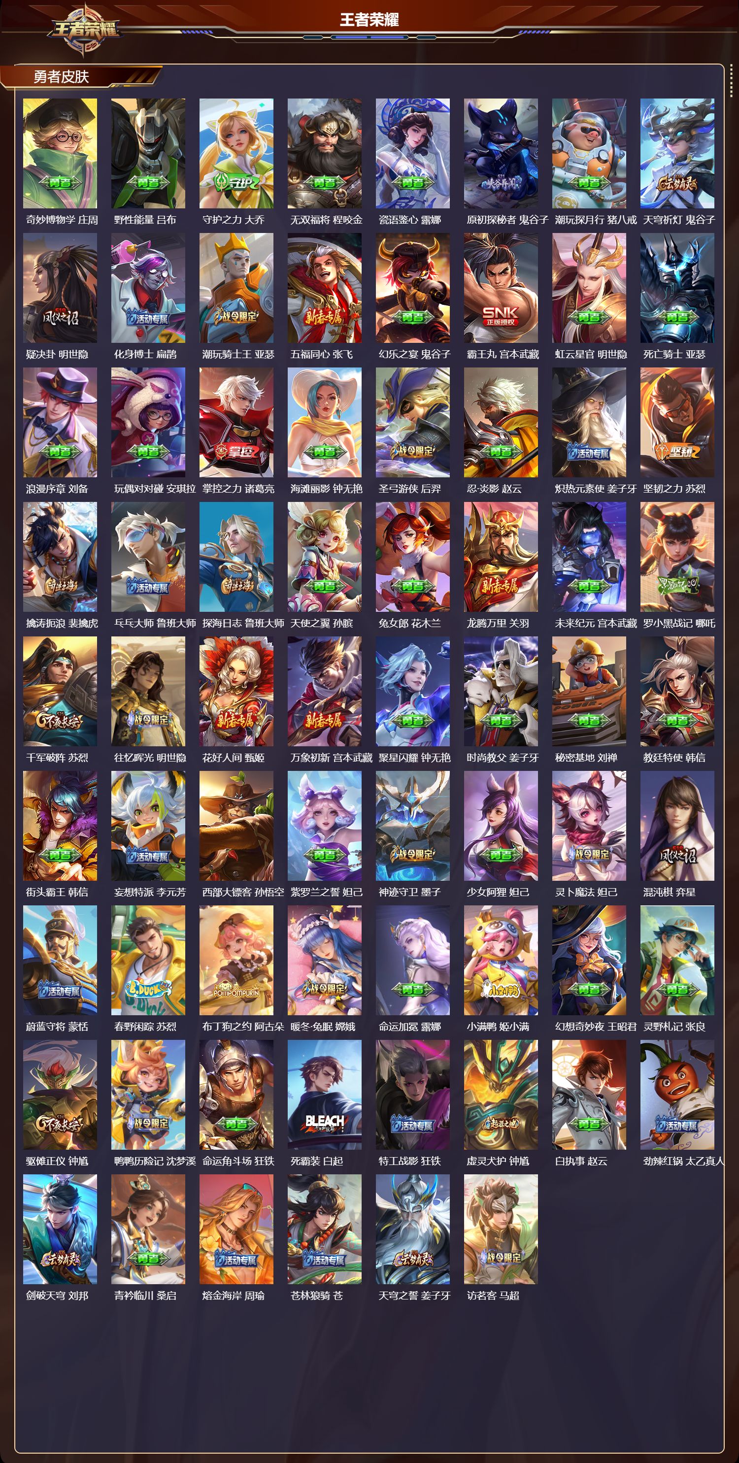 WZCMW416200王者荣耀账号详情图8