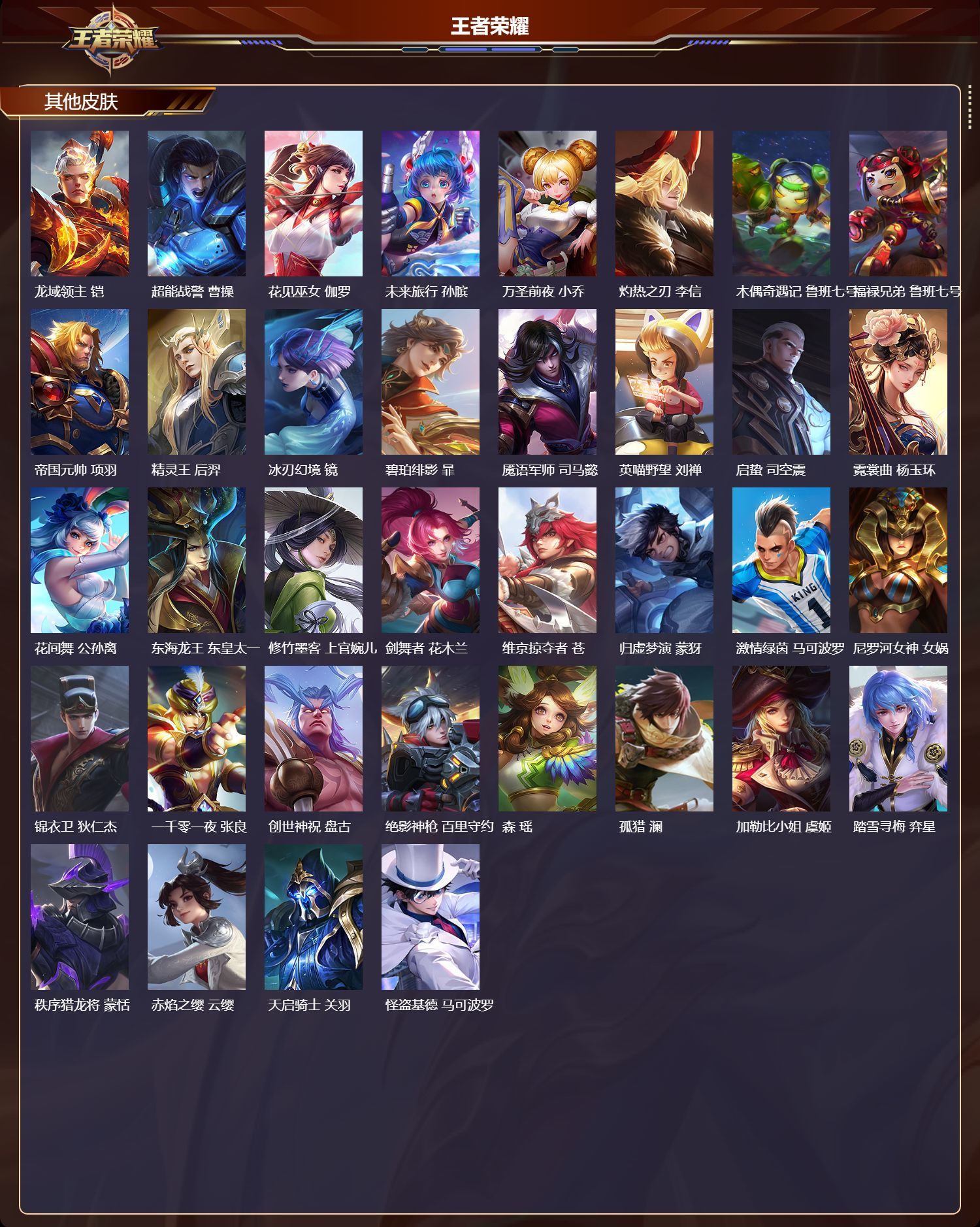 WZQM3482291王者荣耀账号详情图6 WZQM3482291王者荣耀账号详情图6