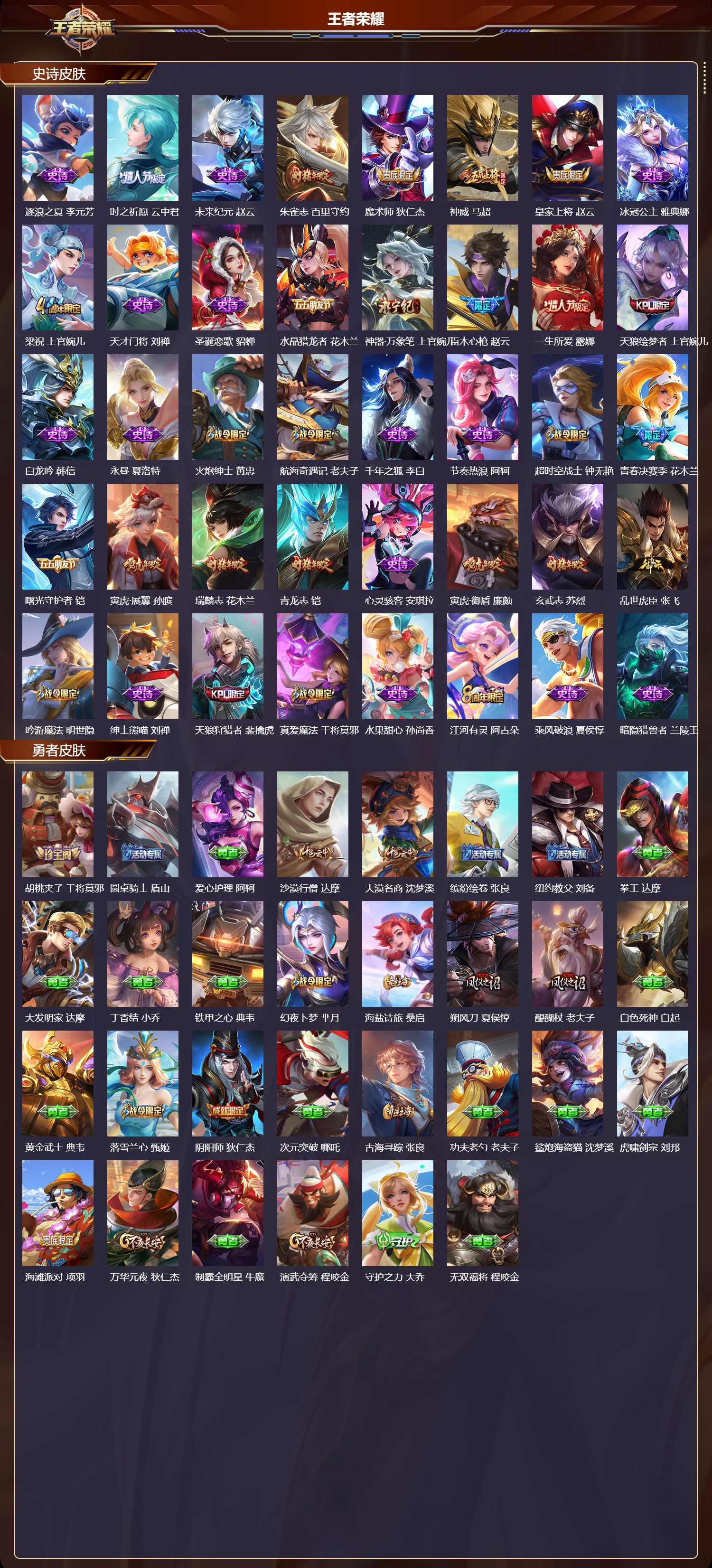 WZMK3482306王者荣耀账号详情图3 WZMK3482306王者荣耀账号详情图3