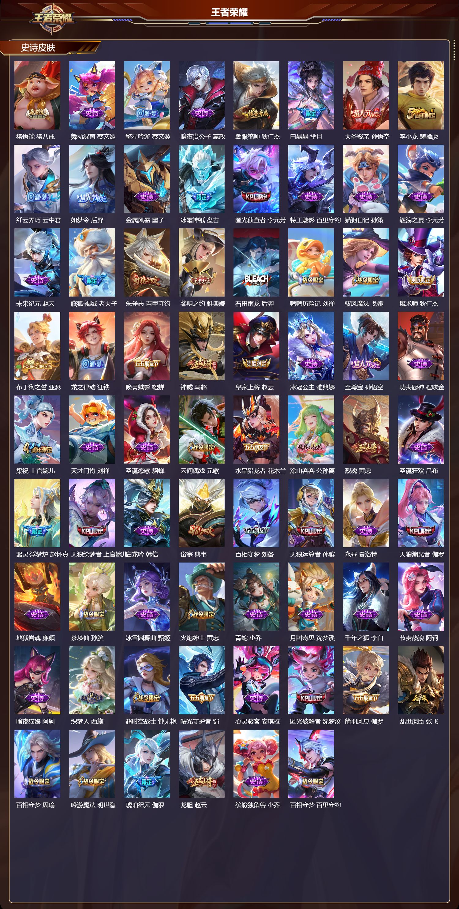 WZQM3482314王者荣耀账号详情图4